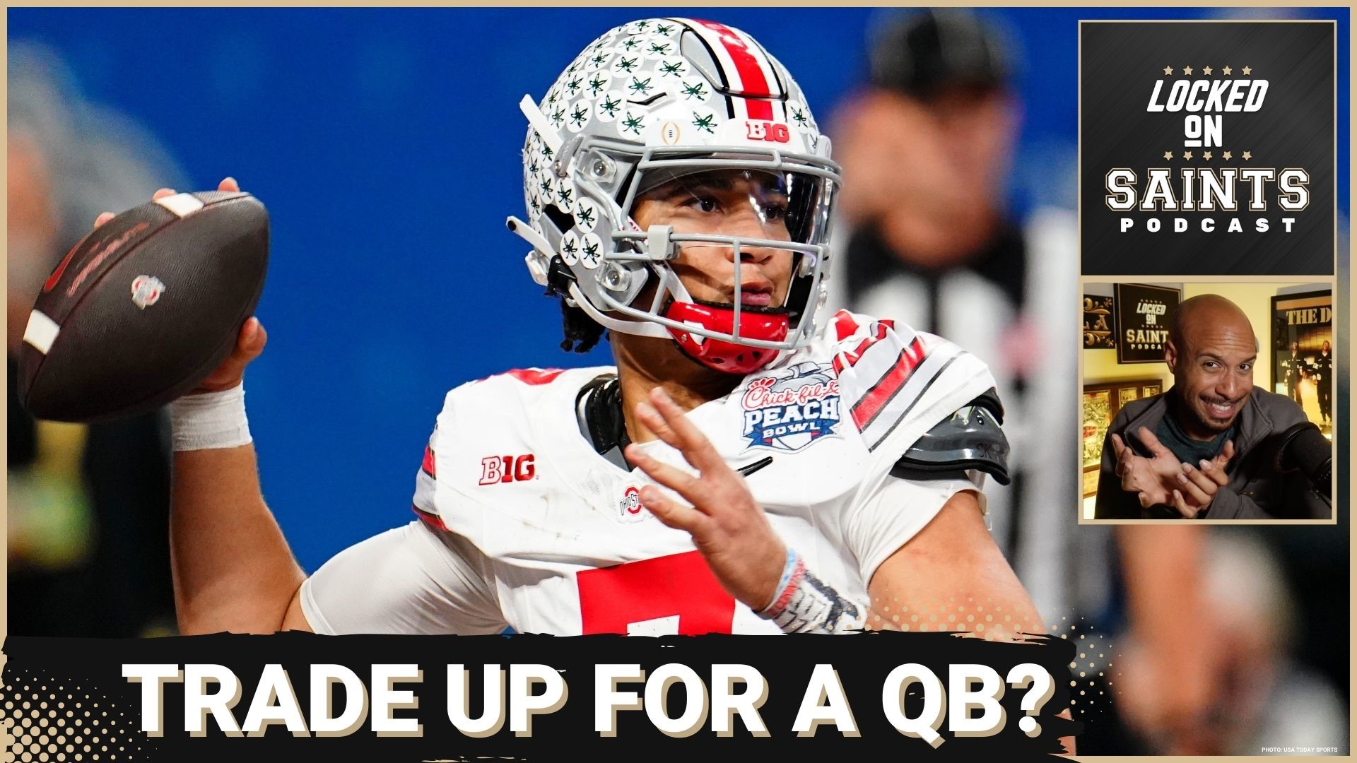 If the New Orleans Saints aren't able to land Derek Carr via trade or free agency, they have the pieces it takes to trade up just outside the top-5 in the NFL Draft.
