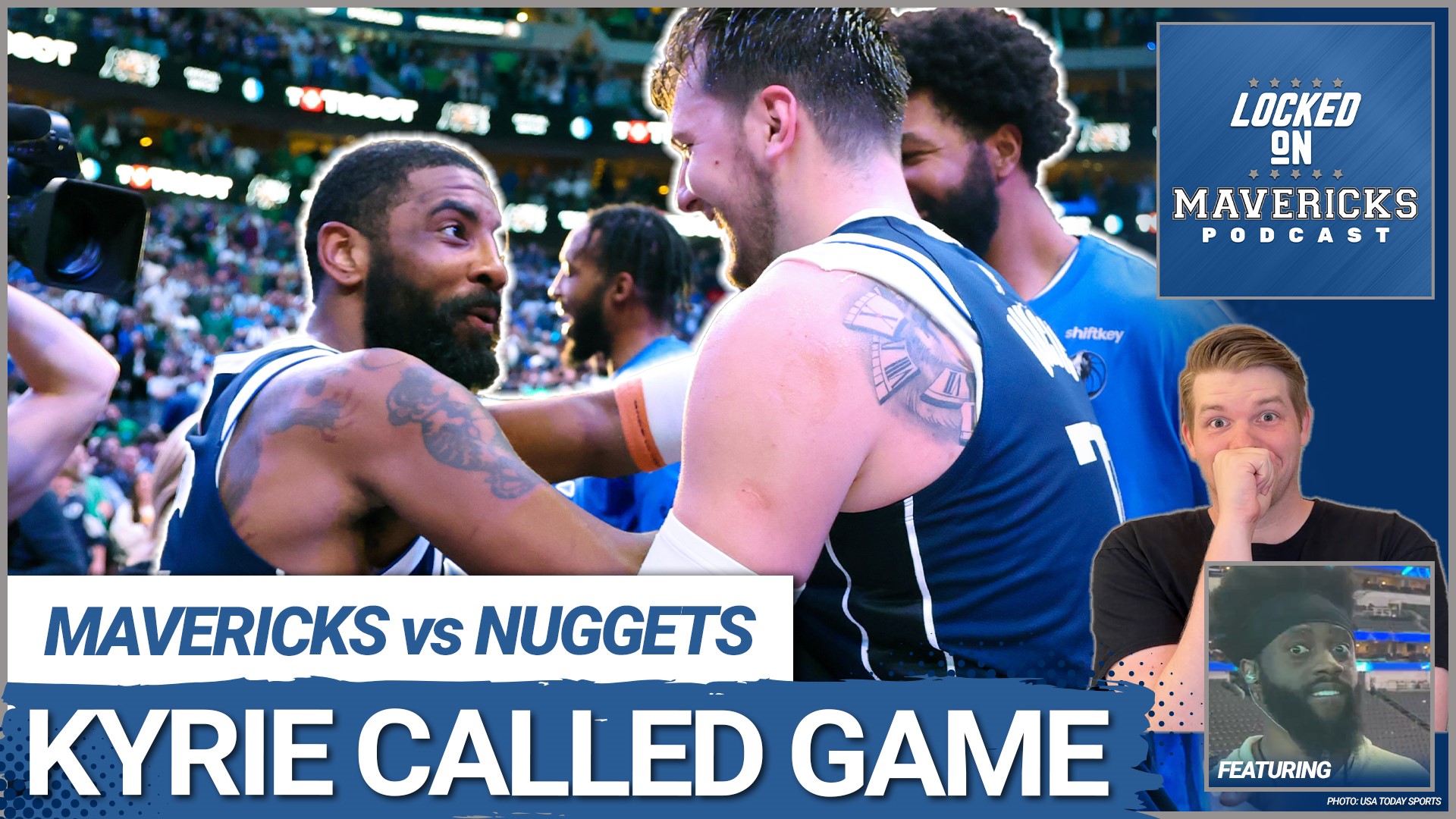 Nick Angstadt & Reggie Adetula react to Kyrie Irving's game-winner, Luka Doncic carrying the Dallas Mavericks' offense, and the Mavs playing bully ball.
