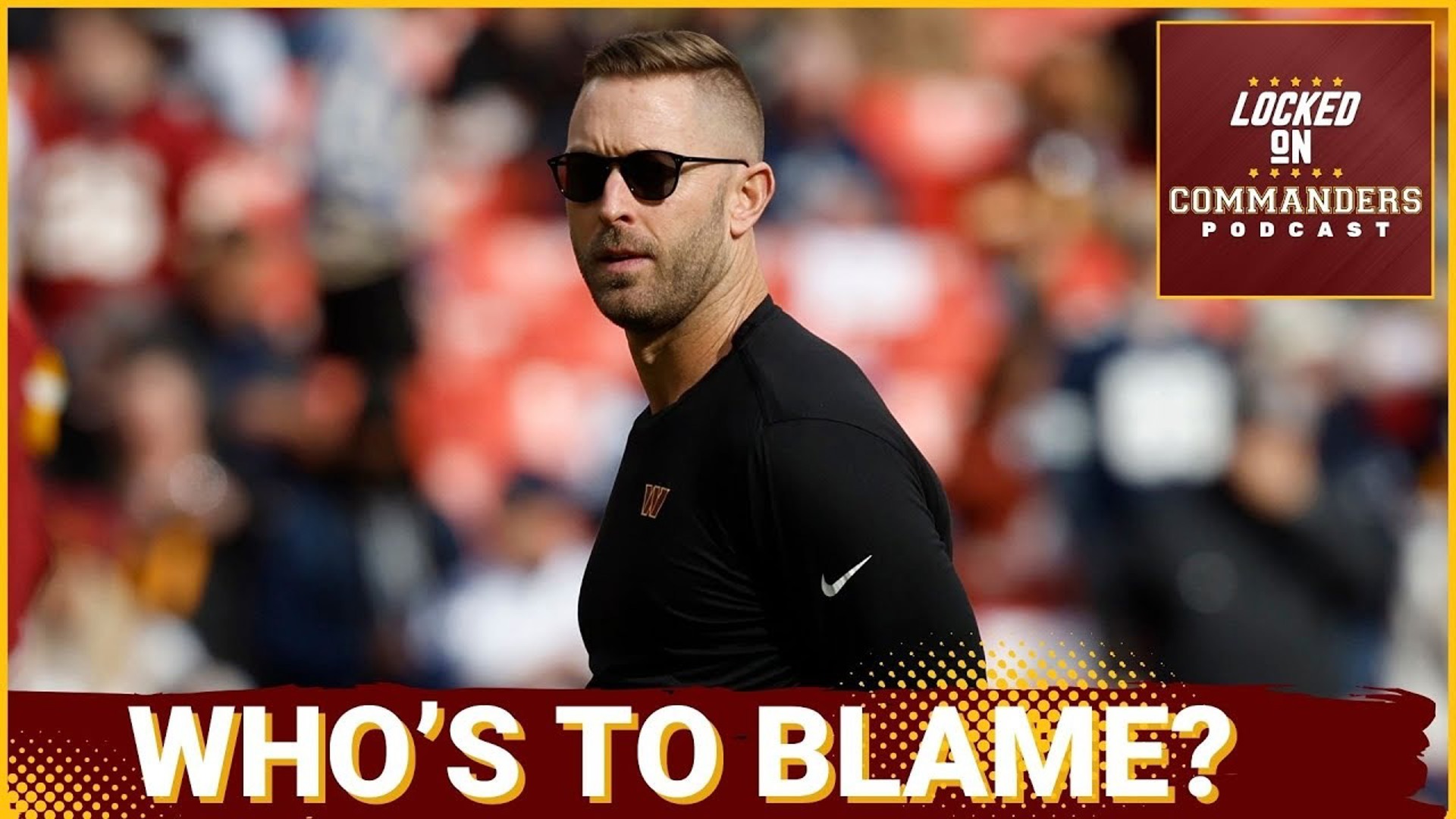 Washington Commanders coach Kliff Kingsbury isn't the man to blame for the team's 20-point output against the New Orleans Saints.