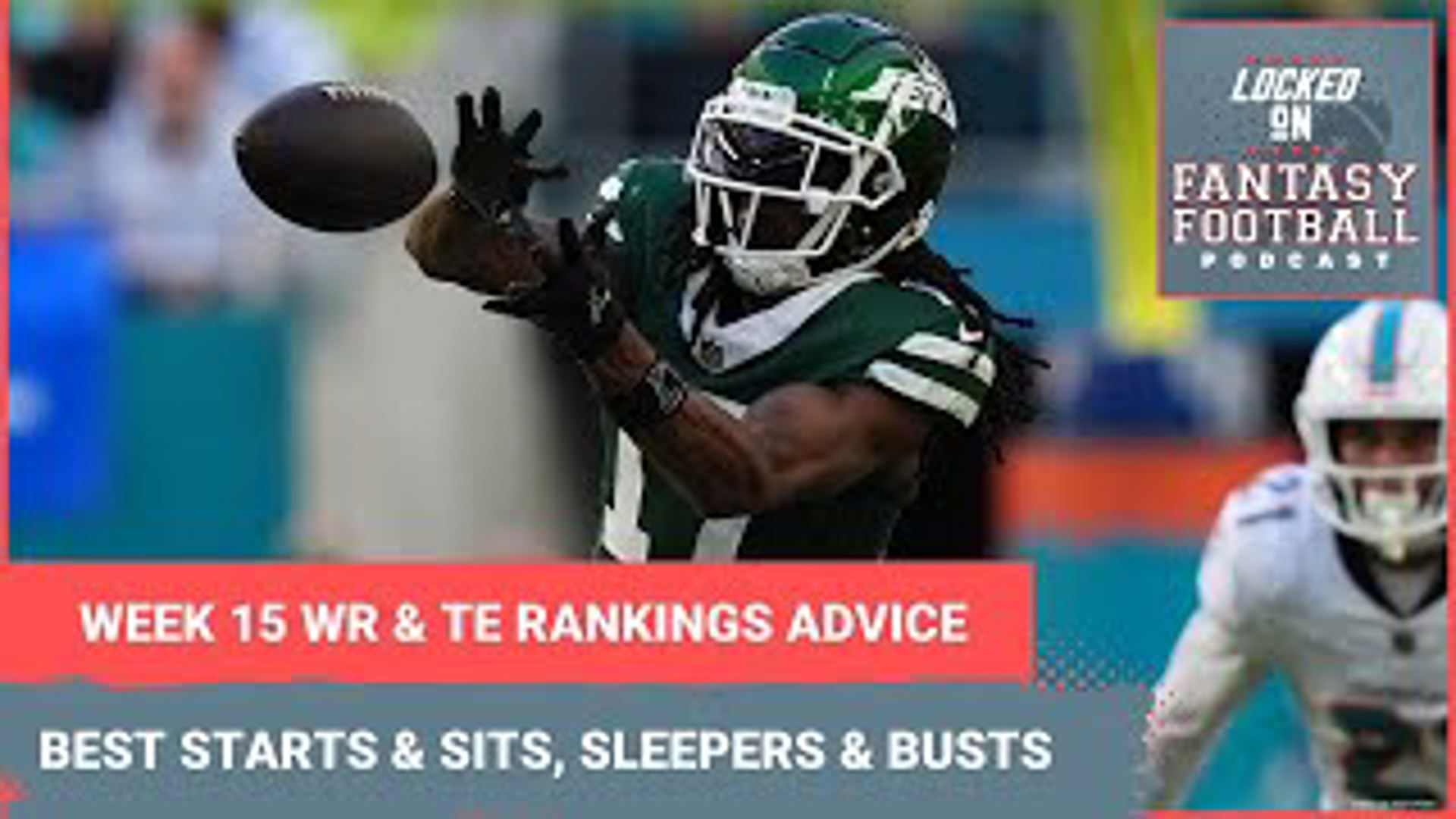 Sporting News.com's Vinnie Iyer and NFL.com's Michelle Magdziuk compare and contrast their fantasy football wide receiver and tight end rankings for Week 15.