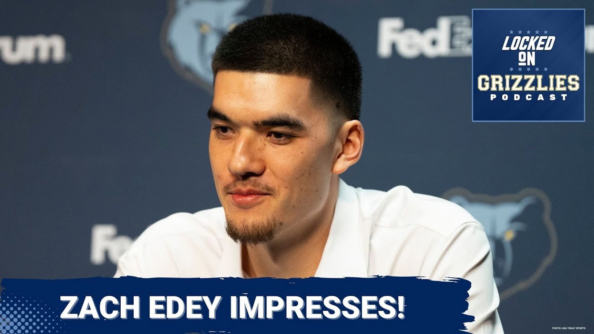 Zach Edey finishes with double-double in Memphis Grizzlies summer league debut vs Jazz