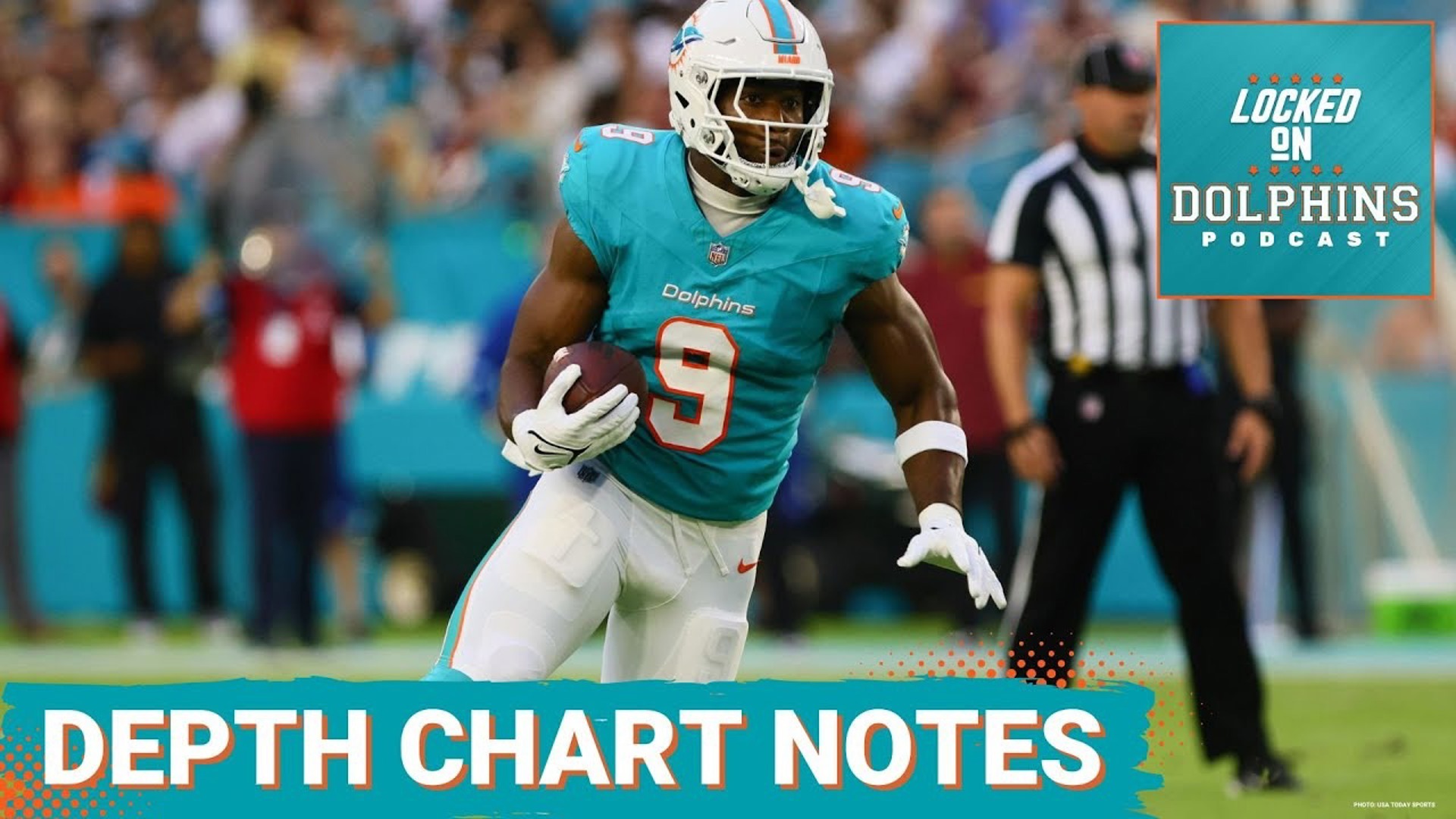 The Miami Dolphins dropped their first regular season depth chart of 2024.