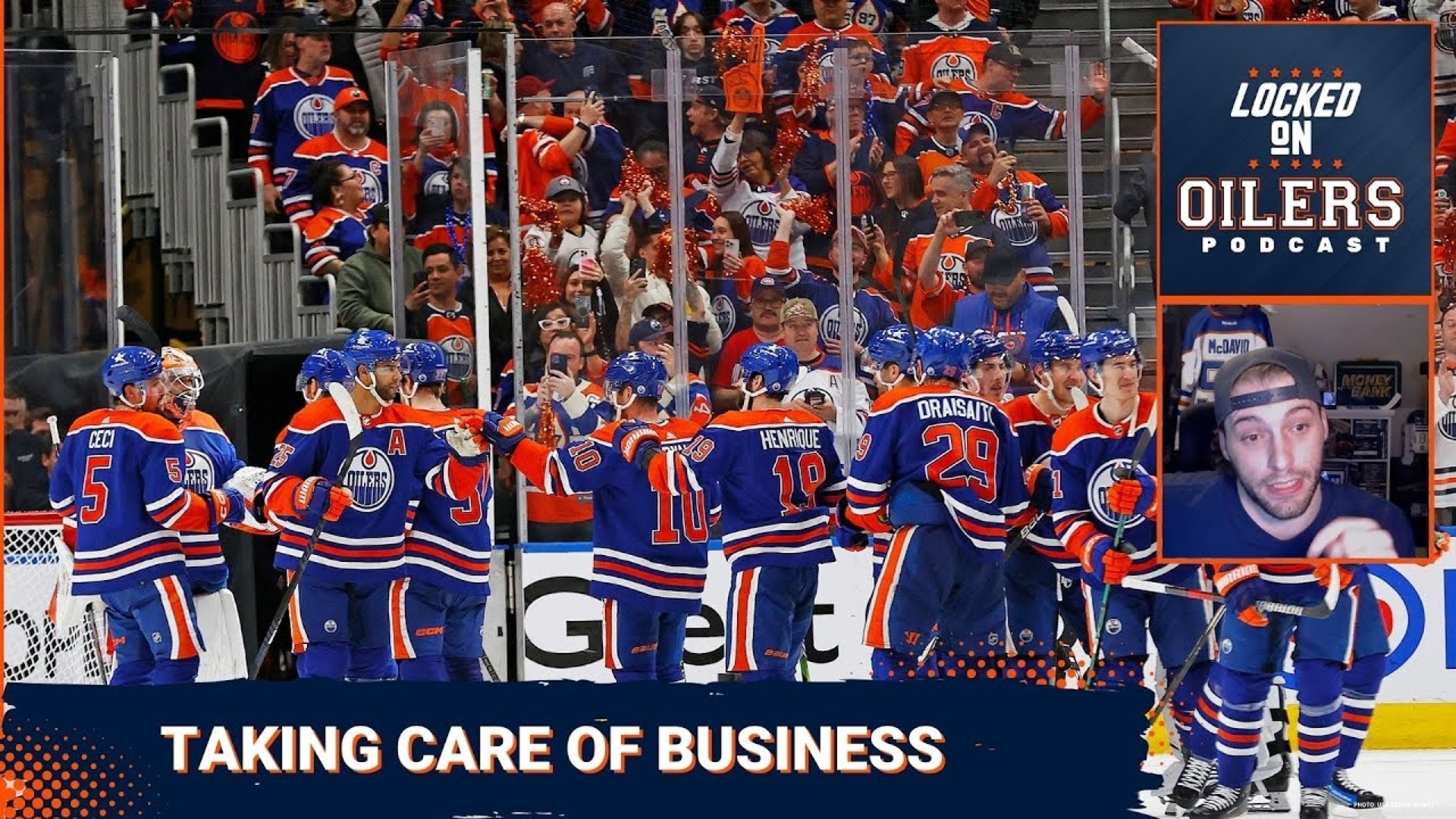 The Edmonton Oilers closed out their first round series with a 4-3 win over the Los Angeles Kings at Rogers Place.