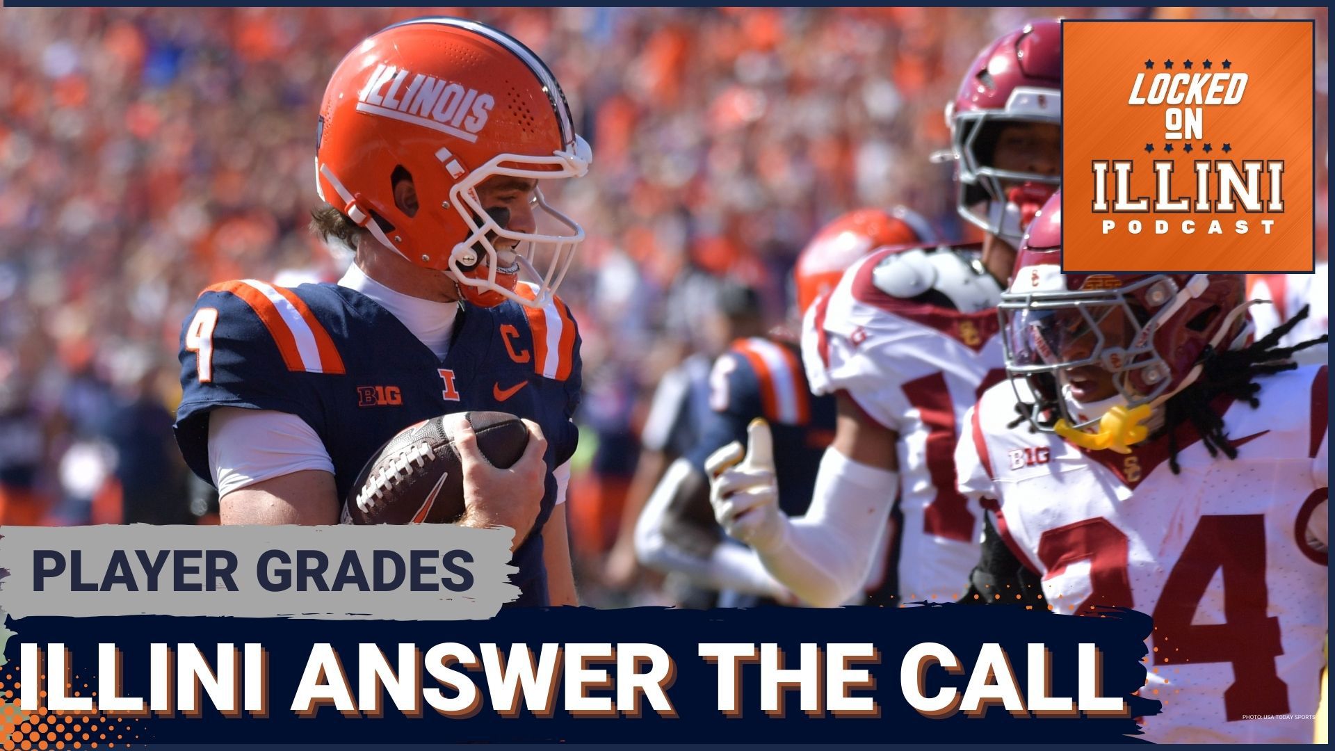 VICTORY MONDAY: Illinois Player Grades After USC Win | Altmyer, O-Line ...