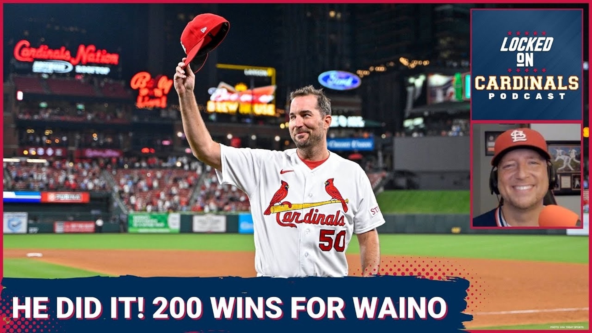 The St. Louis Cardinal's Adam Wainwright Gets His 200th Career Win On A Magical Night At Busch