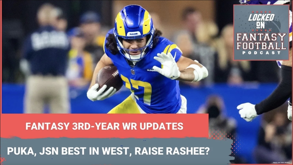 Fantasy football thirdyear wide receiver report 2025 Puka Nacua, JSN