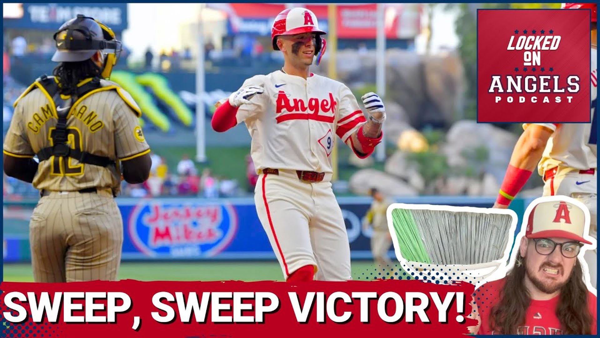 The Los Angeles Angels FINALLY completed a home sweep for the first time this season against the San Diego Padres, winning 3-2 on Wednesday night