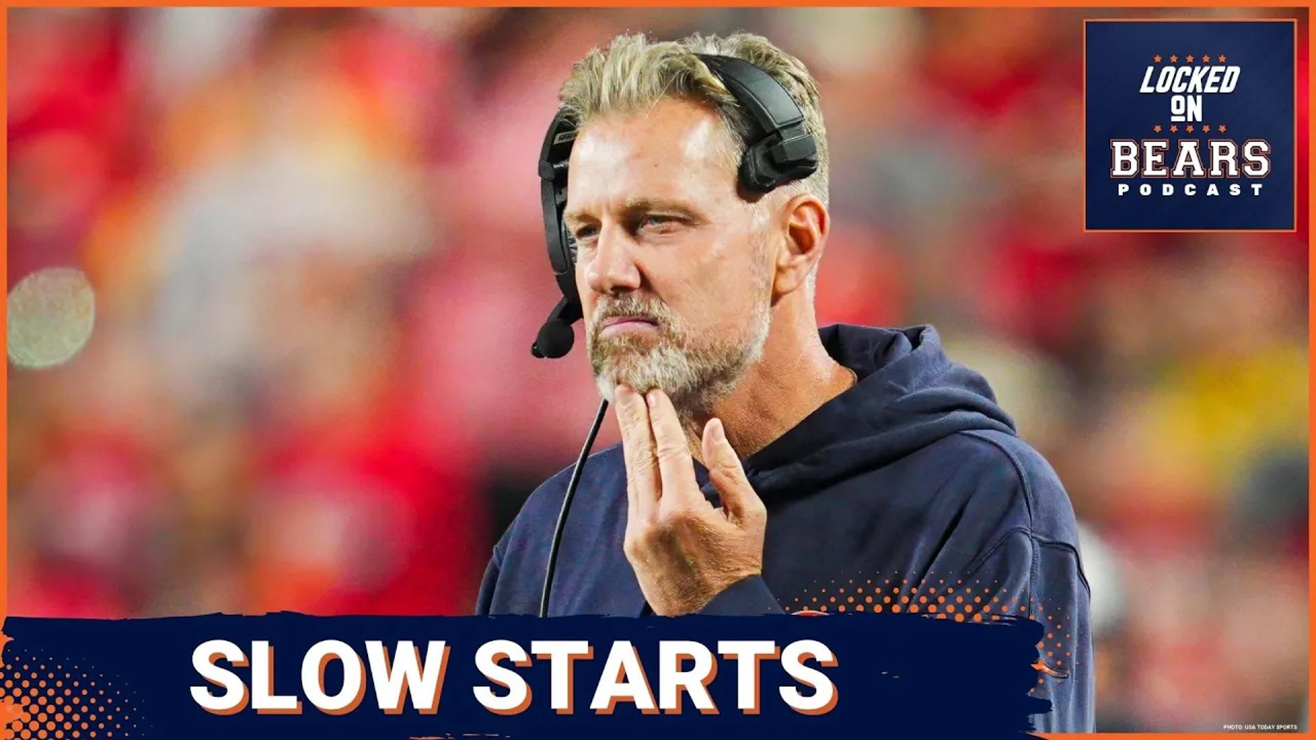 The Chicago Bears are off to a slow start for the third-straight season under head coach Matt Eberflus.