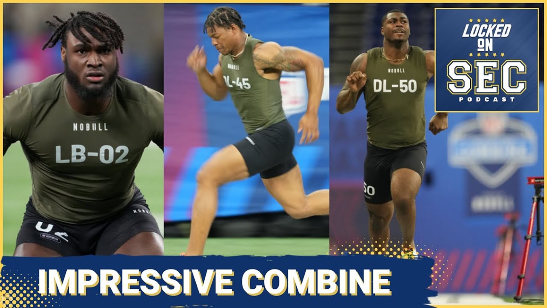 On today's show, we discuss some of the SEC guys who impressed at the NFL Combine on Thursday including Alabama's Will Anderson and Georgia's Nolan Smith.