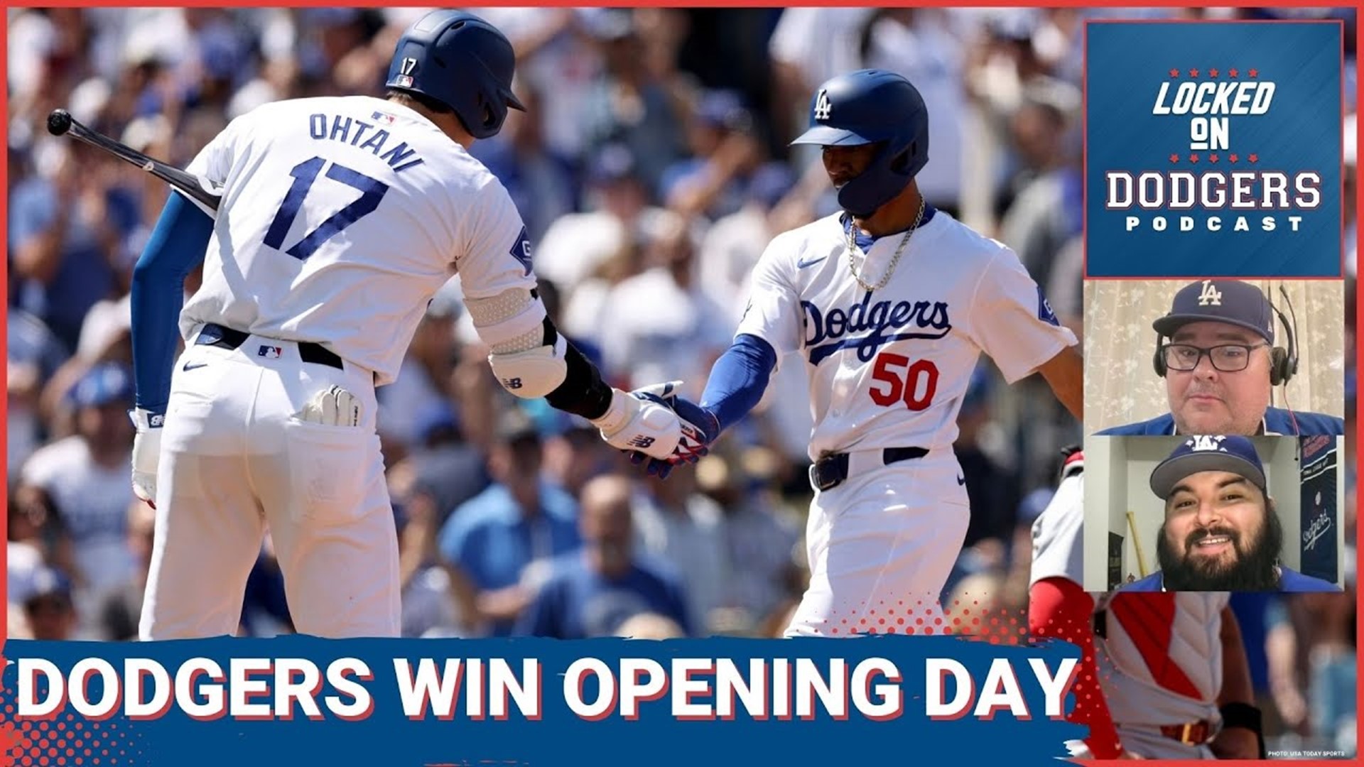 The Dodgers won on Opening Day behind the strength of their 'Big 3' on offense, as Mookie Betts and Freddie Freeman both homered