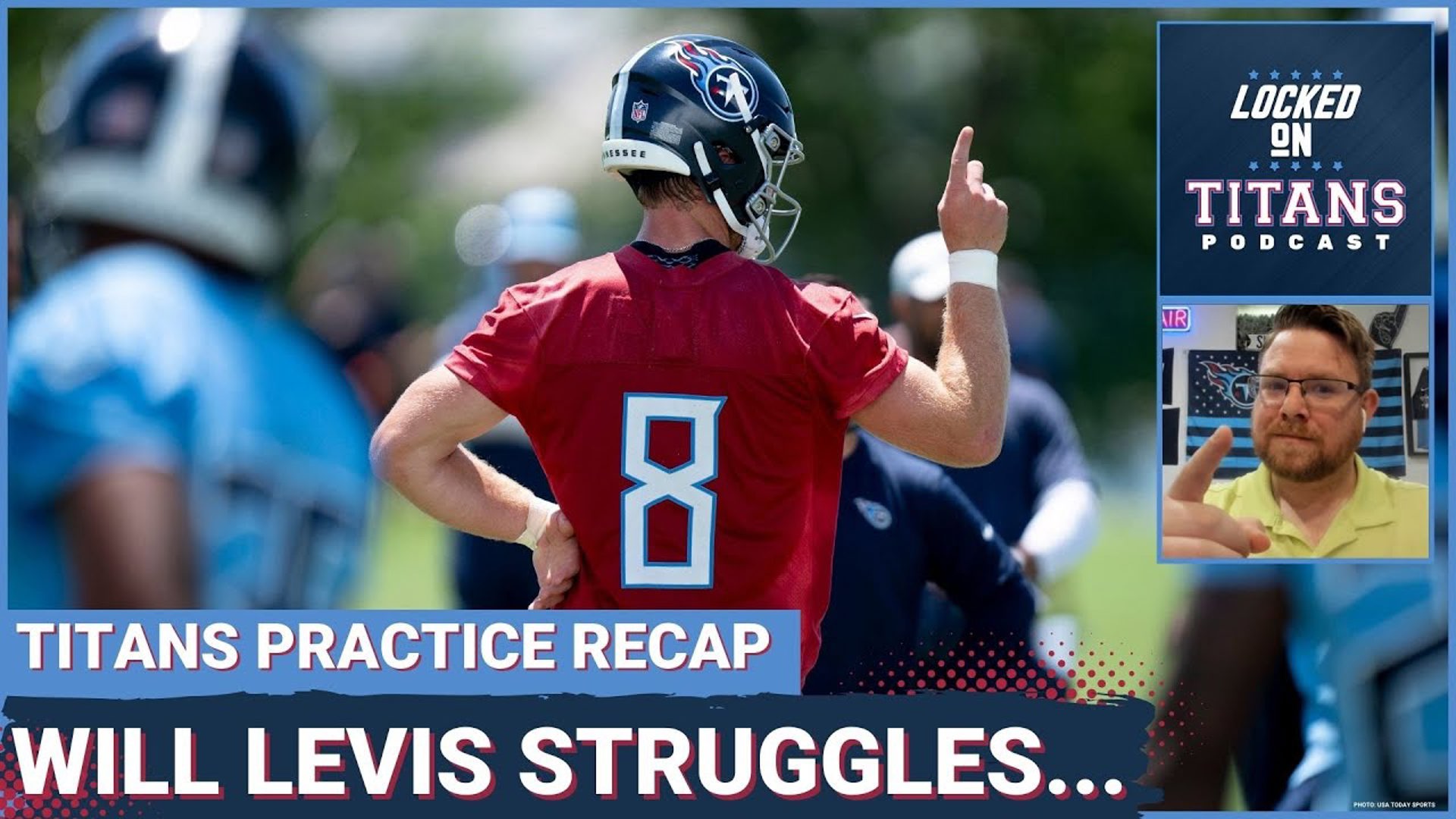 The Tennessee Titans were back on the practice field on Wednesday and it came with some growing pains