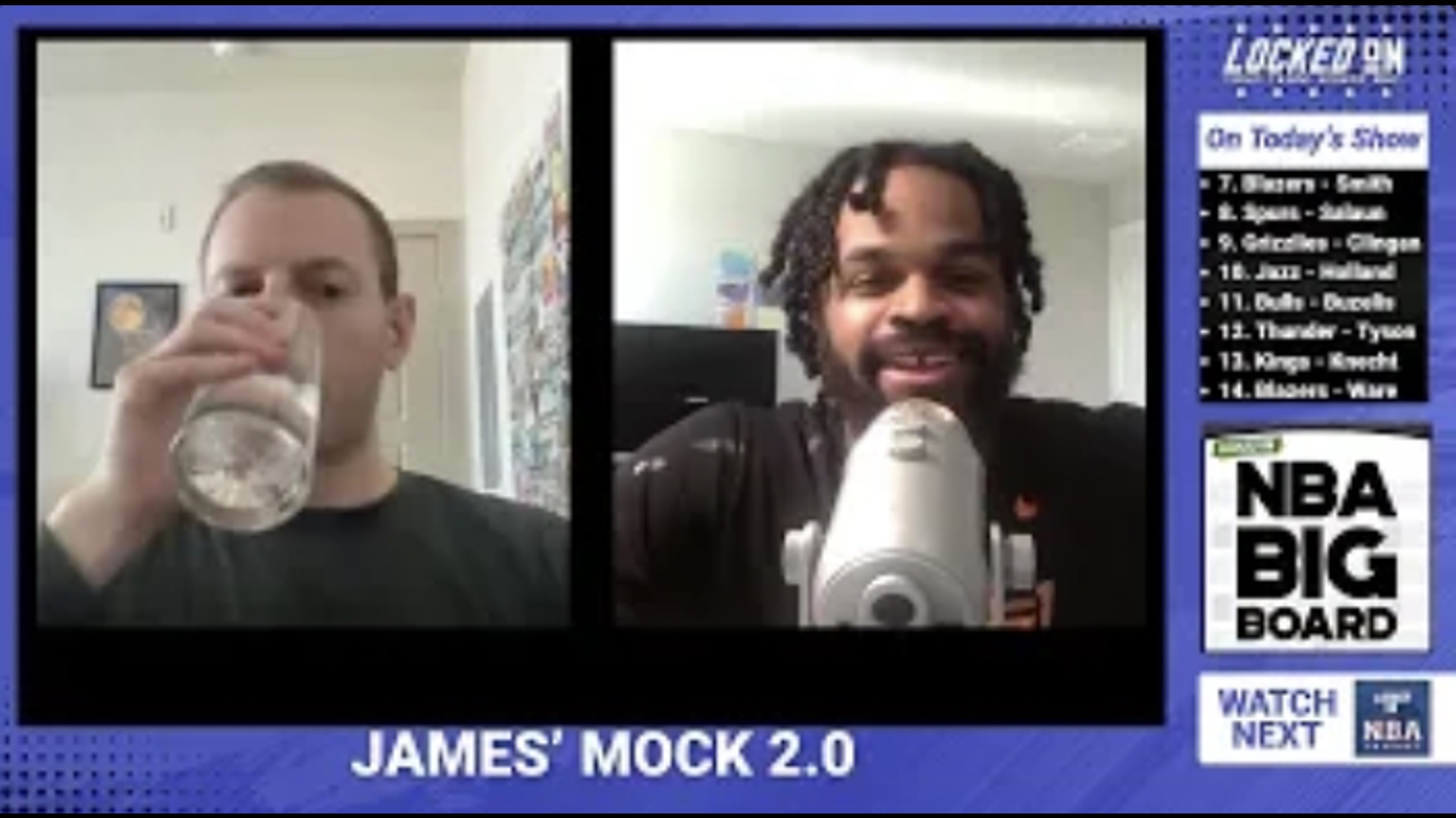James and Rich go over James' mock draft for picks 8-14 and have a good debate about Kel'el Ware. See part 1 on Thursday's show