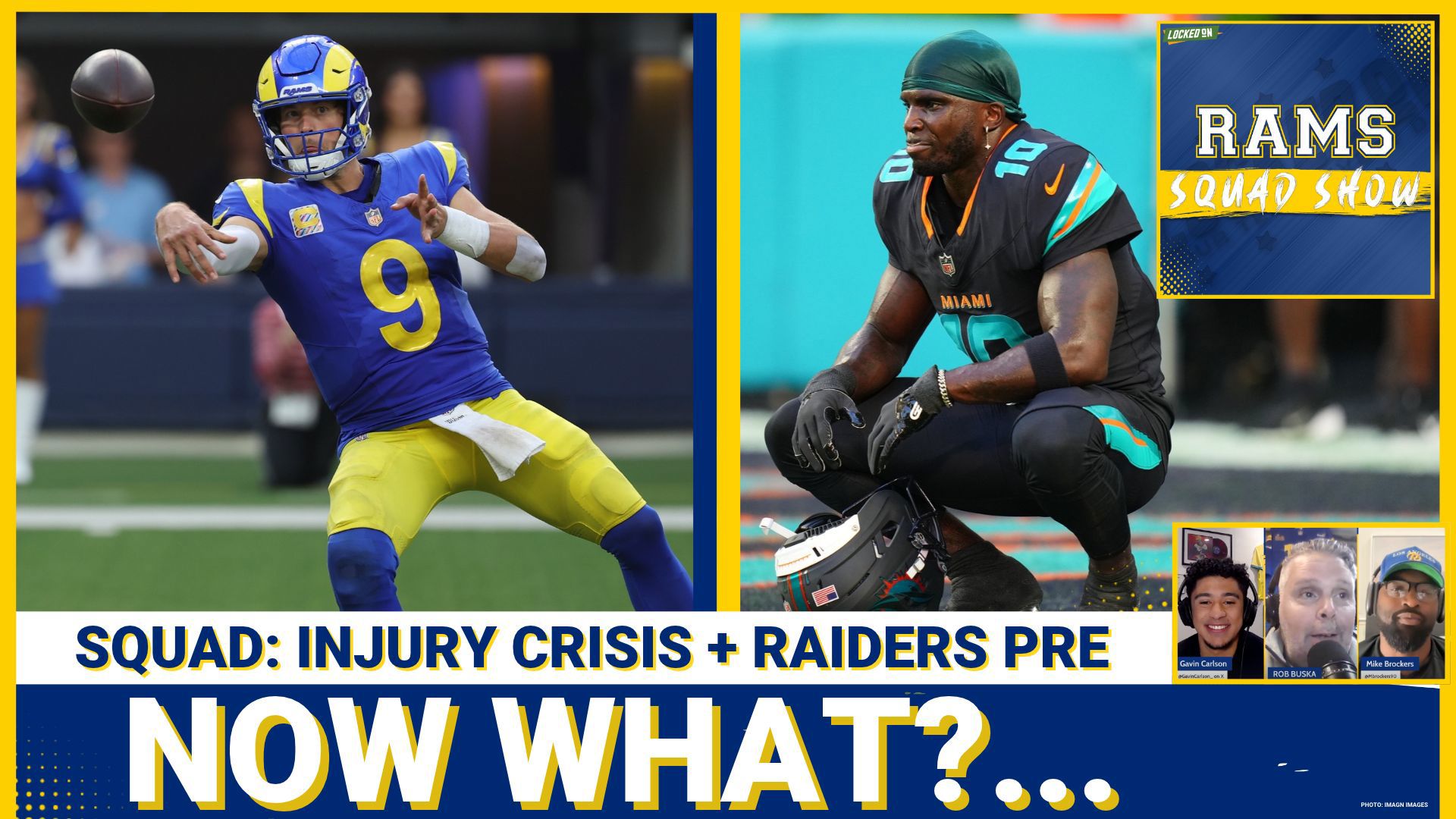 Rams Injuries RAMS SQUAD SHOW: Injury CRISIS! How to Replace Davante Adams, Kobie ...