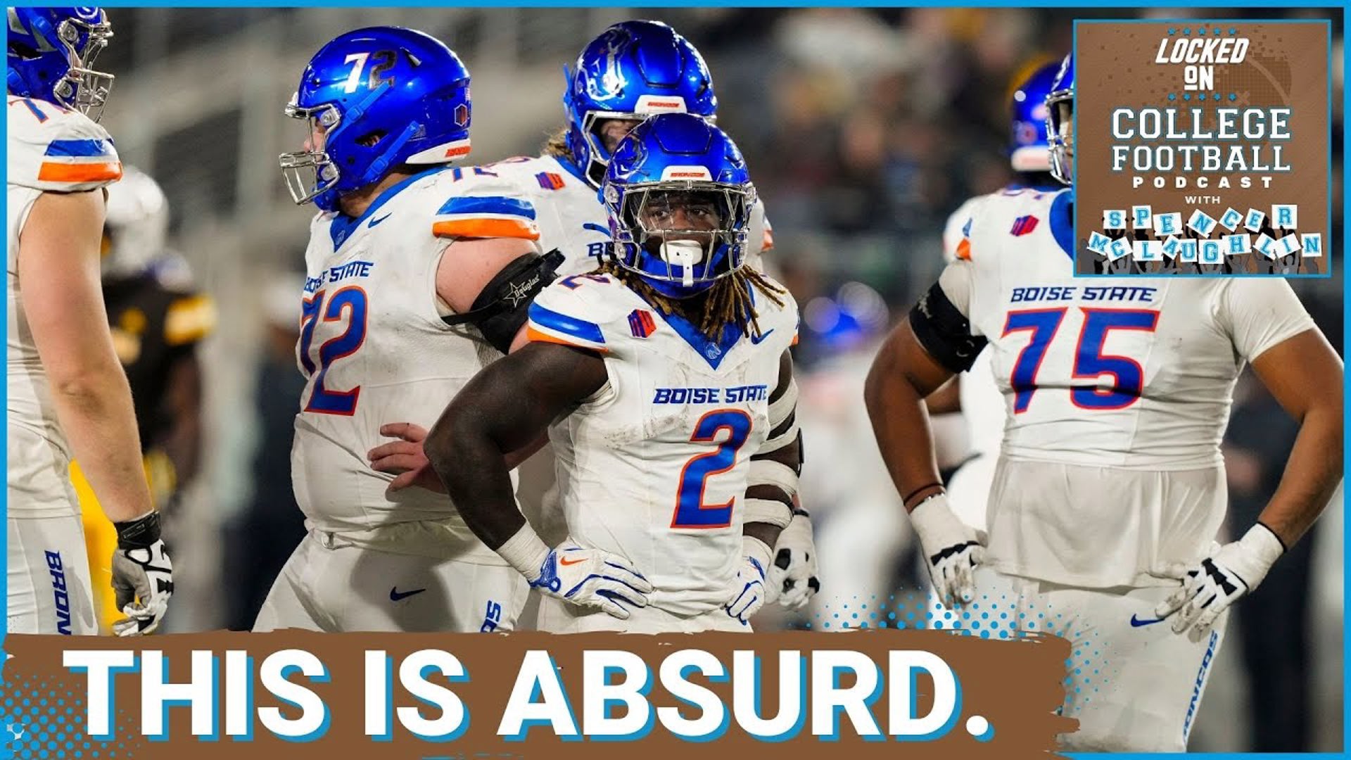 Boise State rose in the rankings after a close win against a 2-win Wyoming team, remaining 5 spots ahead of the closest Big 12 team (Arizona State).