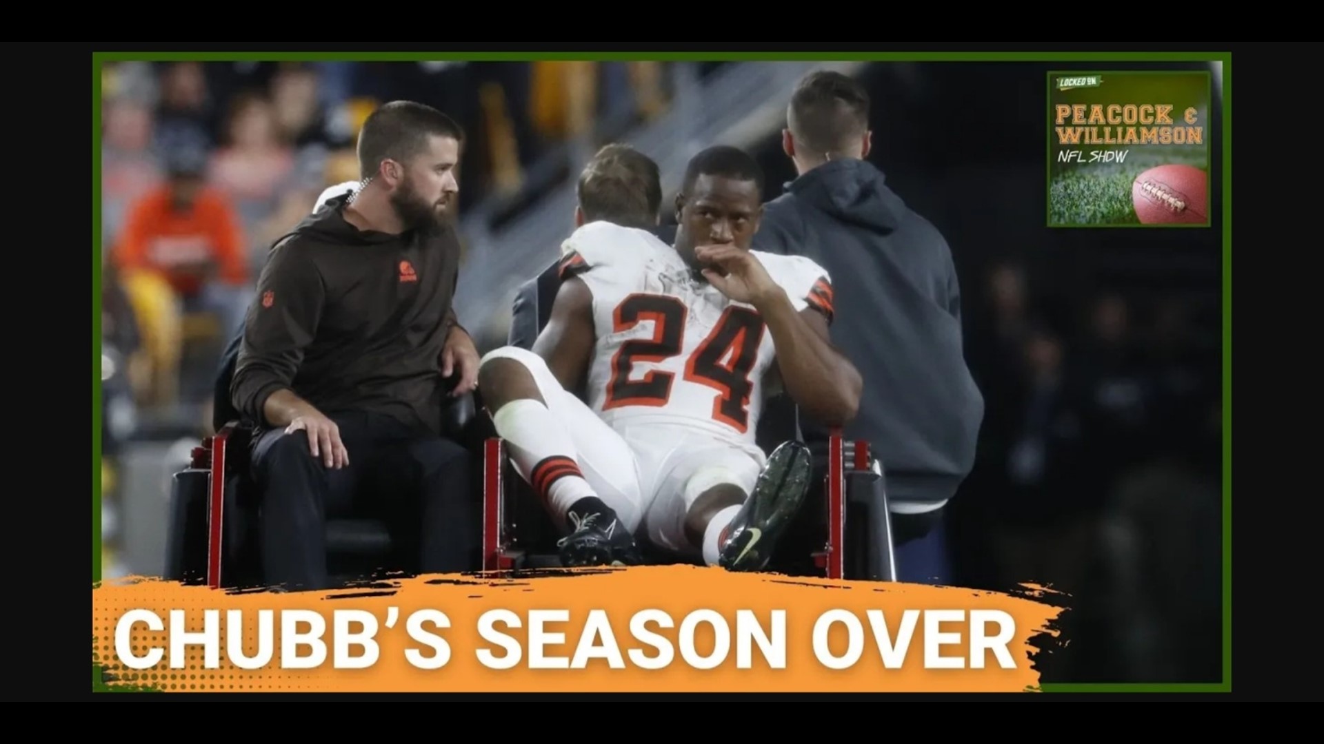 Unfortunately the season looks over for Cleveland Browns running back Nick Chubb. That with underwhelming performances from quarterback Deshaun Watson.