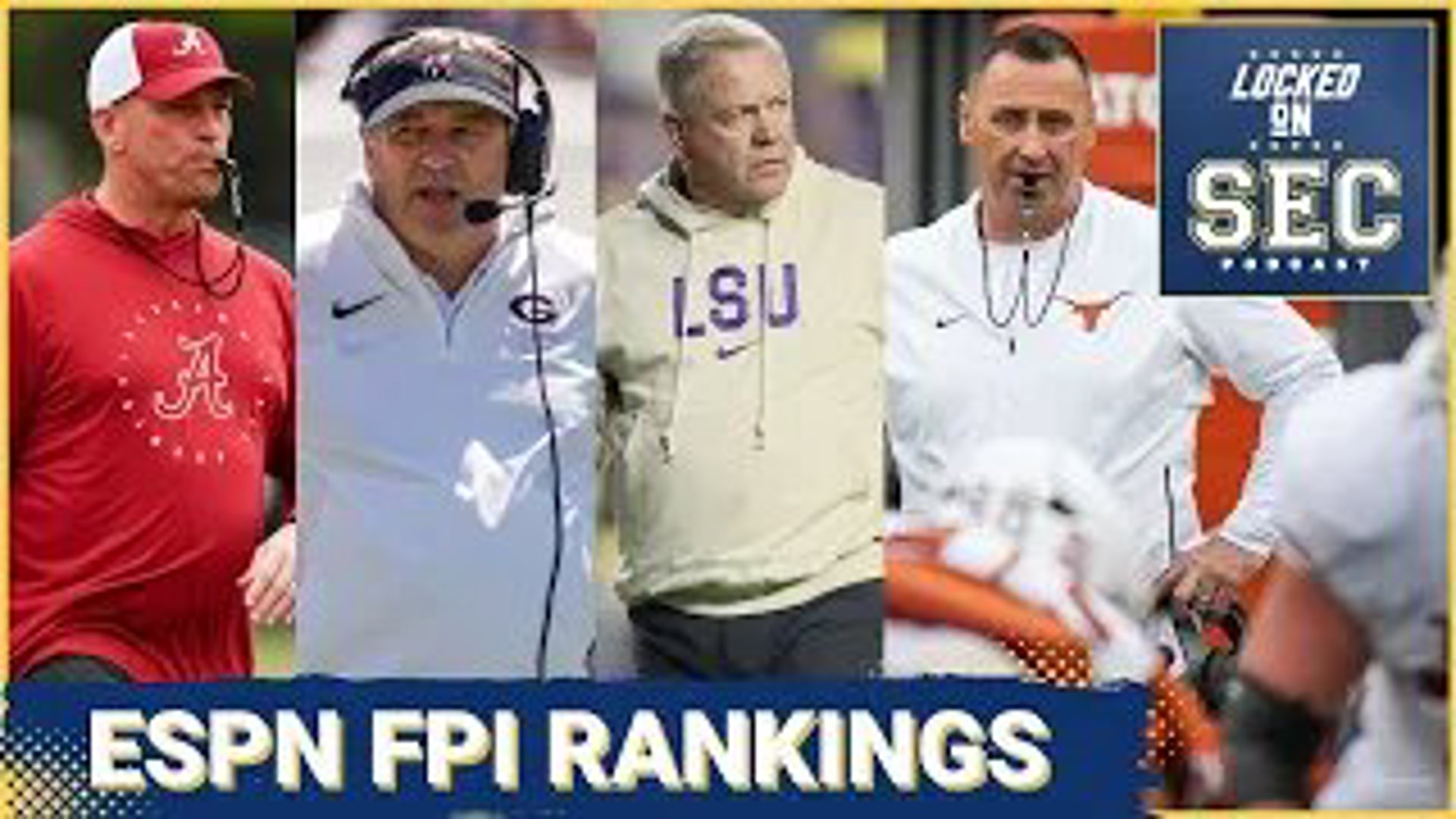 ESPN has released its annual FPI (Football Power Index) Ratings for the 2024 season - we run through the SEC teams and where they rank.