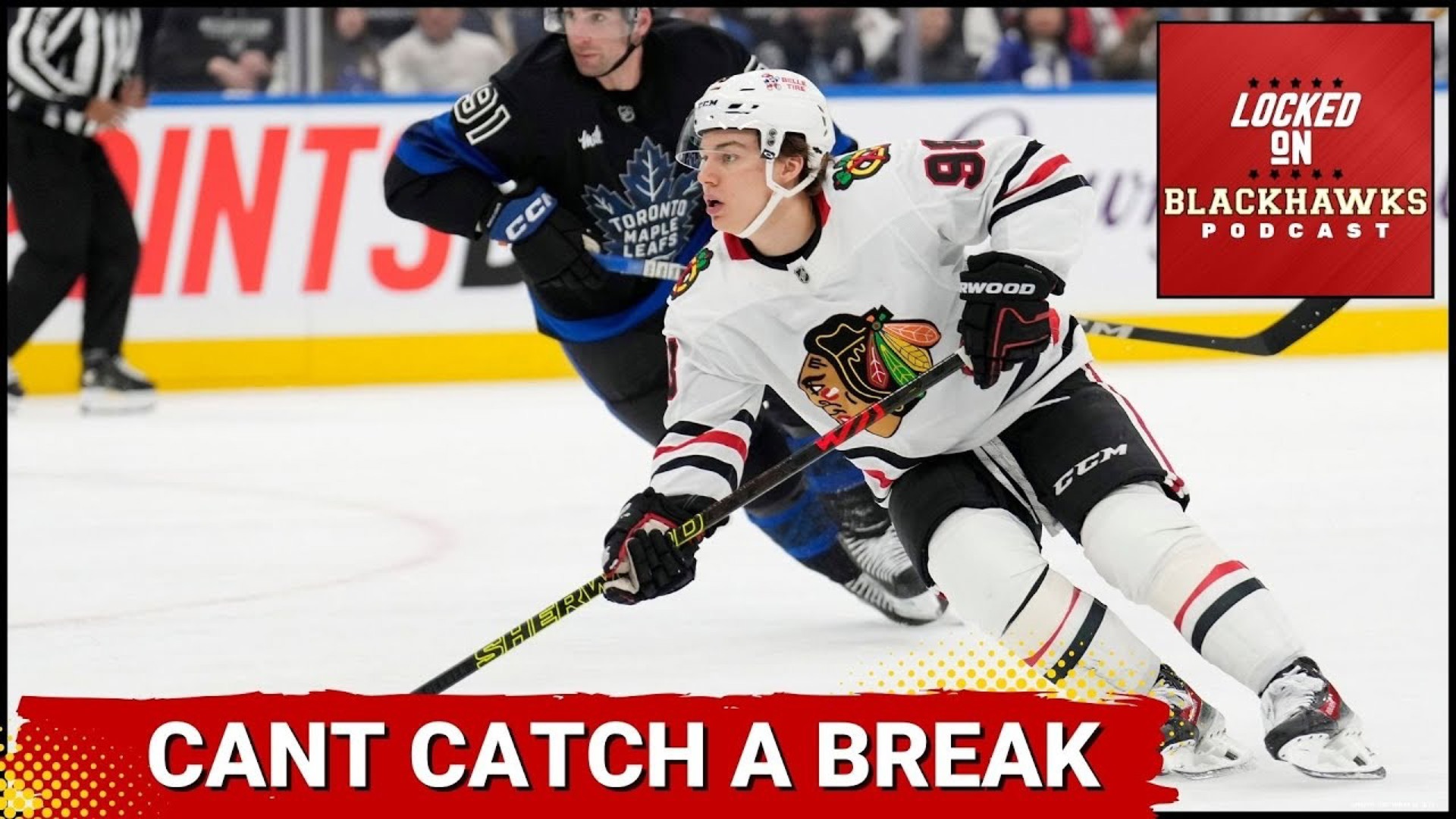 Tuesday's episode begins with a recap of the Chicago Blackhawks' 3-1 loss to the Toronto Maple Leafs.