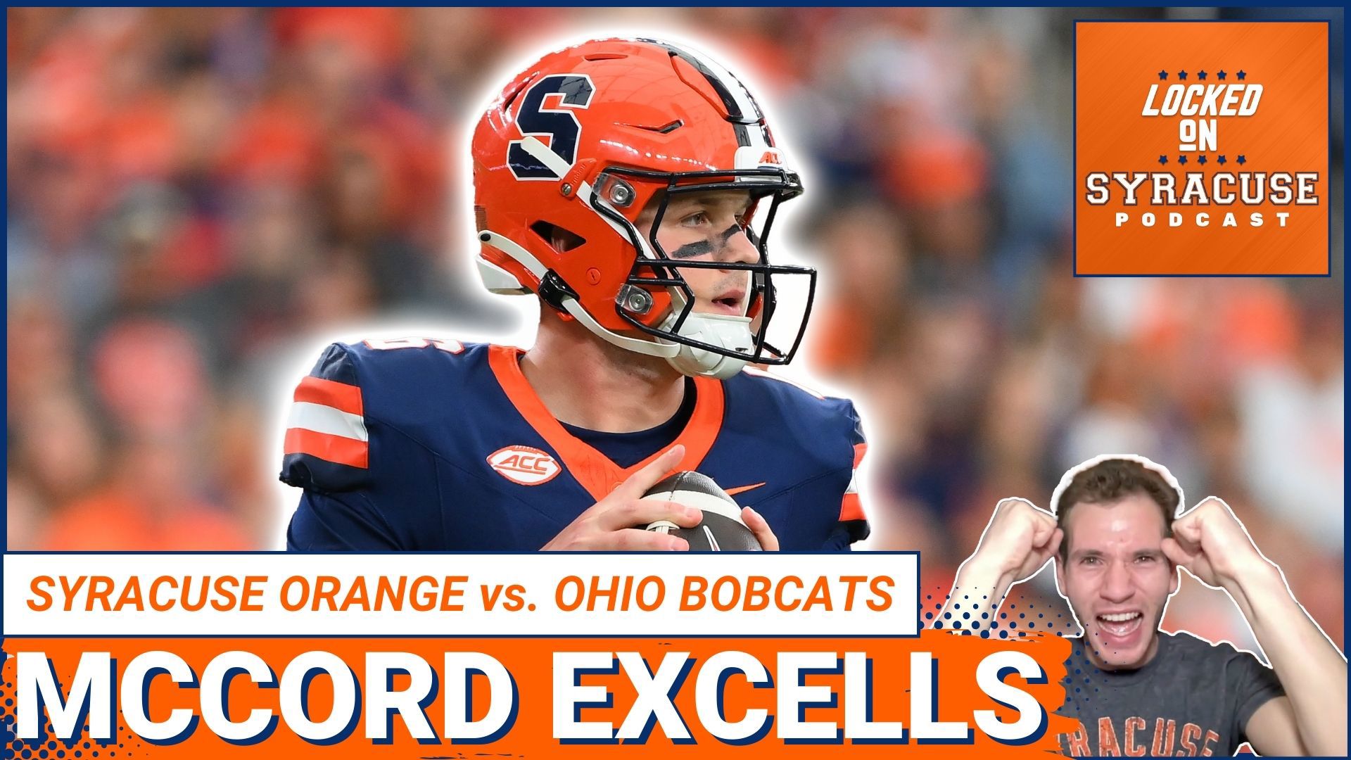 Syracuse Football got off to a solid start in the Fran Brown era. Kyle McCord led the Orange to a 38-22 victory over the Ohio Bobcats with over 350 yards and 4 TDs.