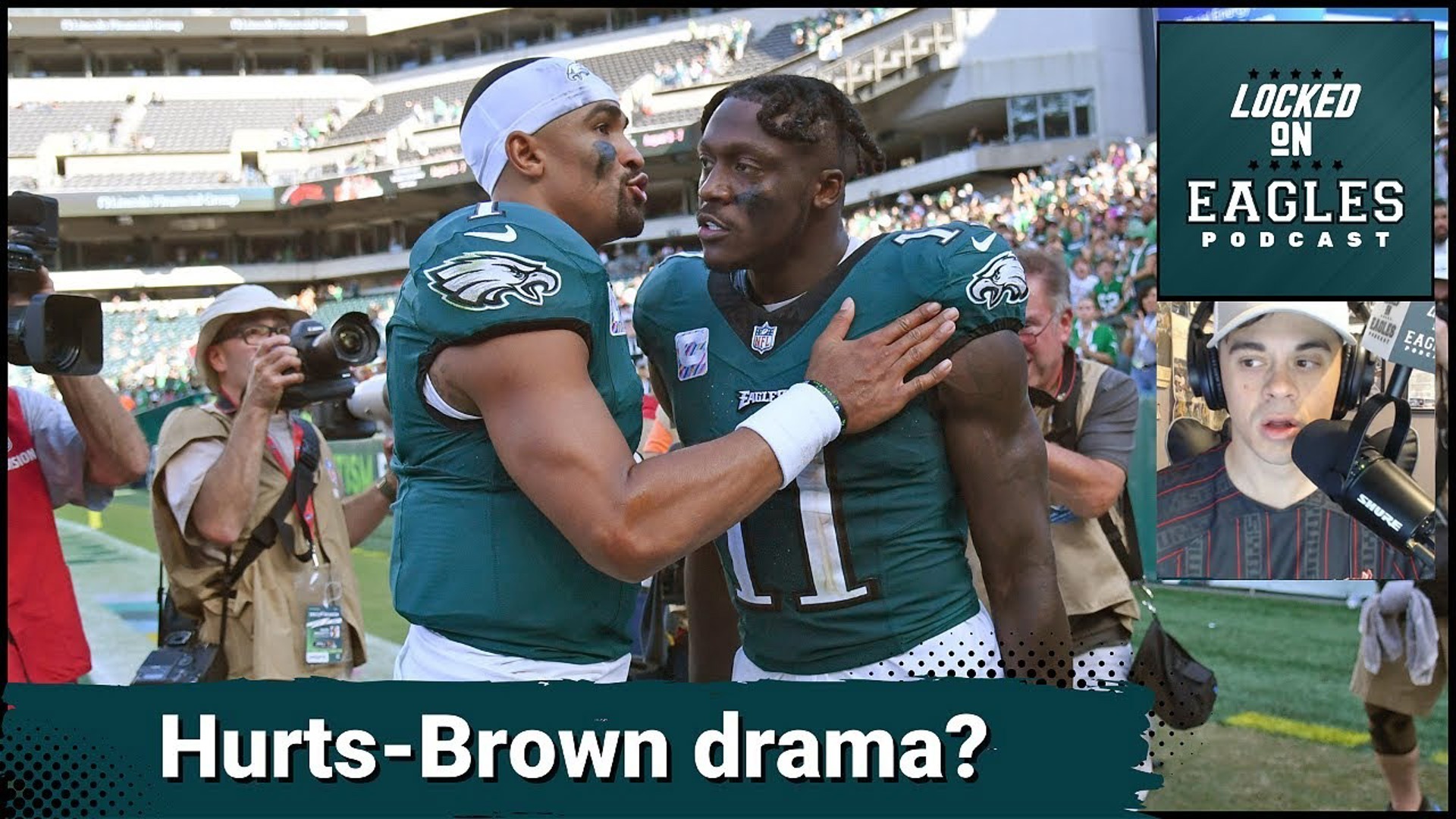 There is 2023 drama surrounding the Philadelphia Eagles thanks to public comments from A.J. Brown and Brandon Graham.