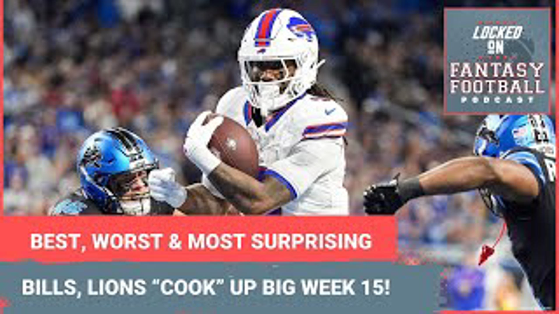 Sporting News.com's Vinnie Iyer and NFL.com's Michelle Magdziuk react to the best, worst and most surprising fantasy football developments from Week 15 Sunday!