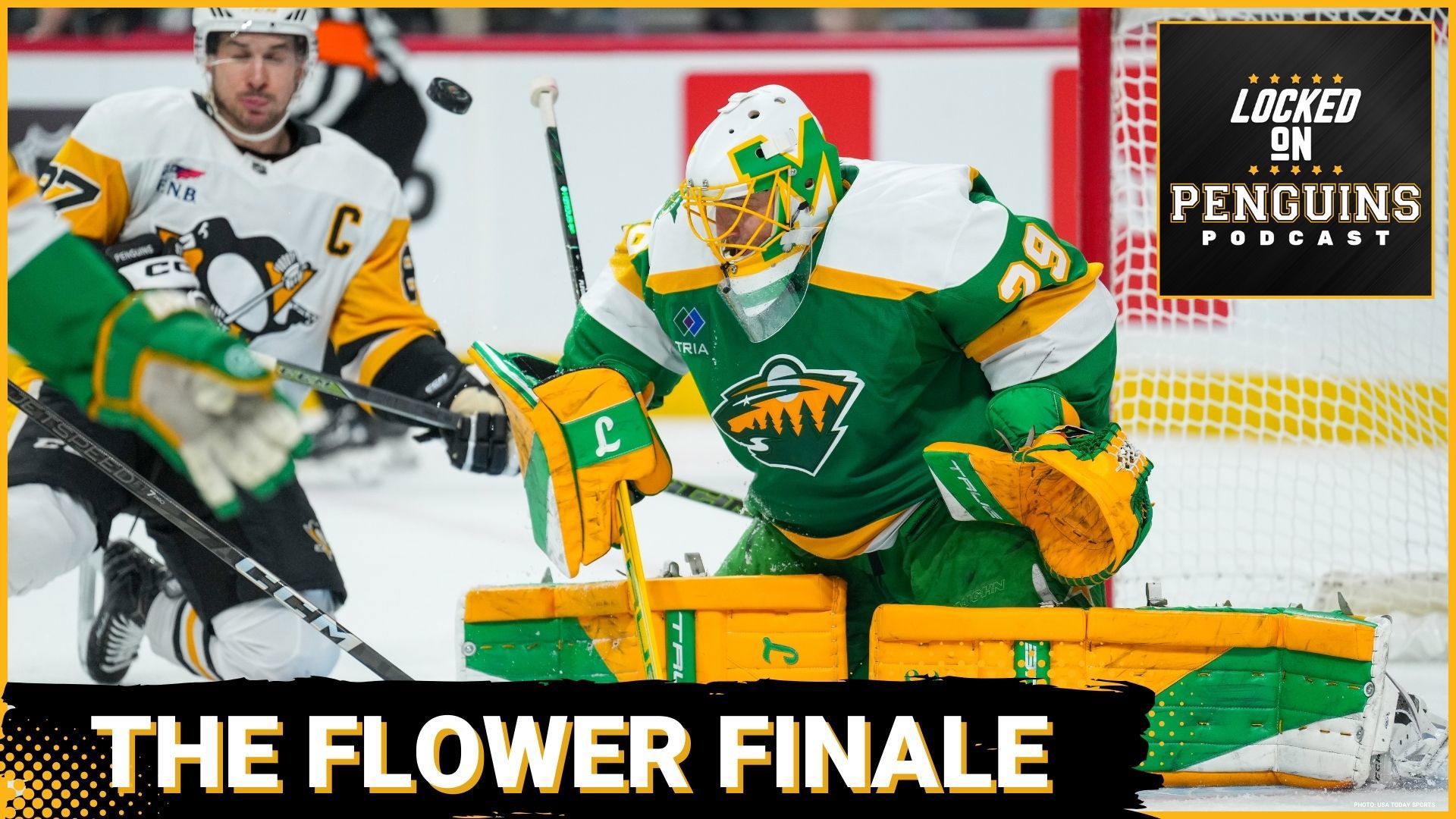 The Penguins faced Marc-Andre Fleury one last time and in a poetic moment, both Crosby and Malkin were able to get on the board.