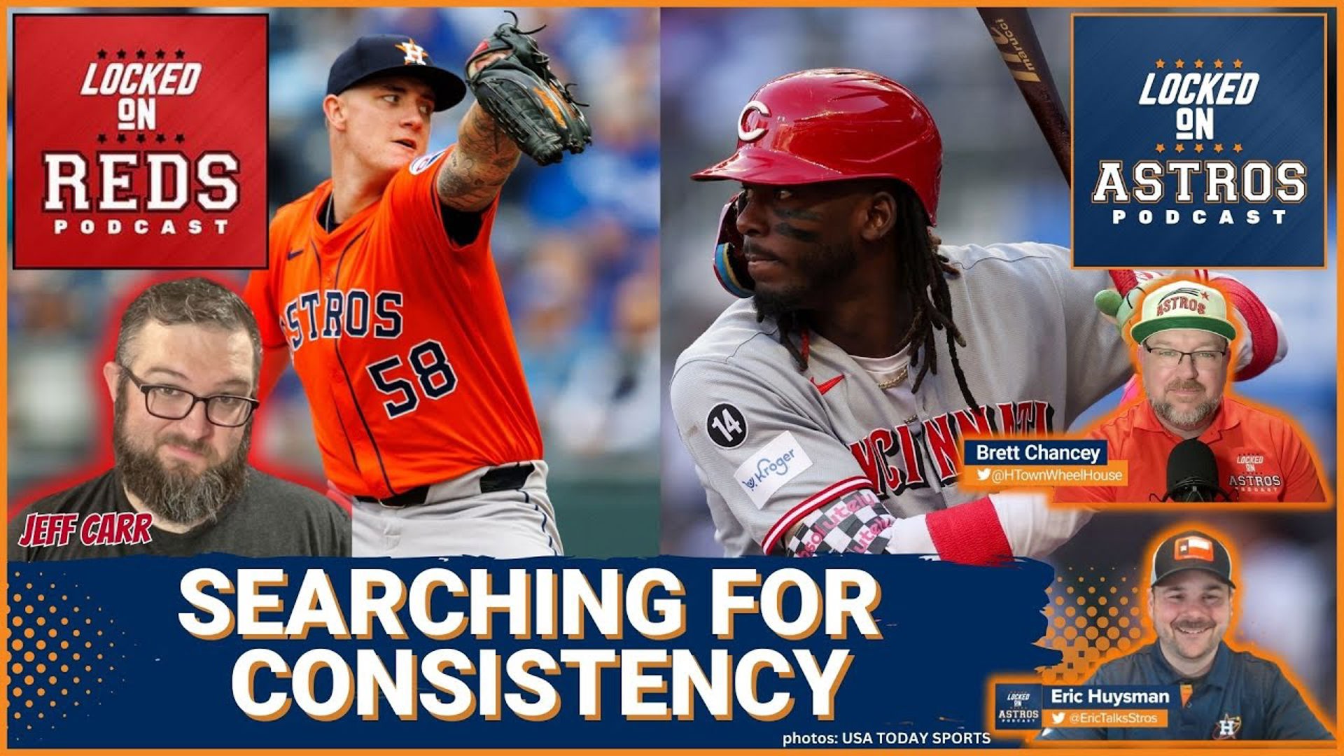 Brett and Eric are joined by Jeff Carr of Locked on Reds to discuss the upcoming series with the Astros and the Reds.