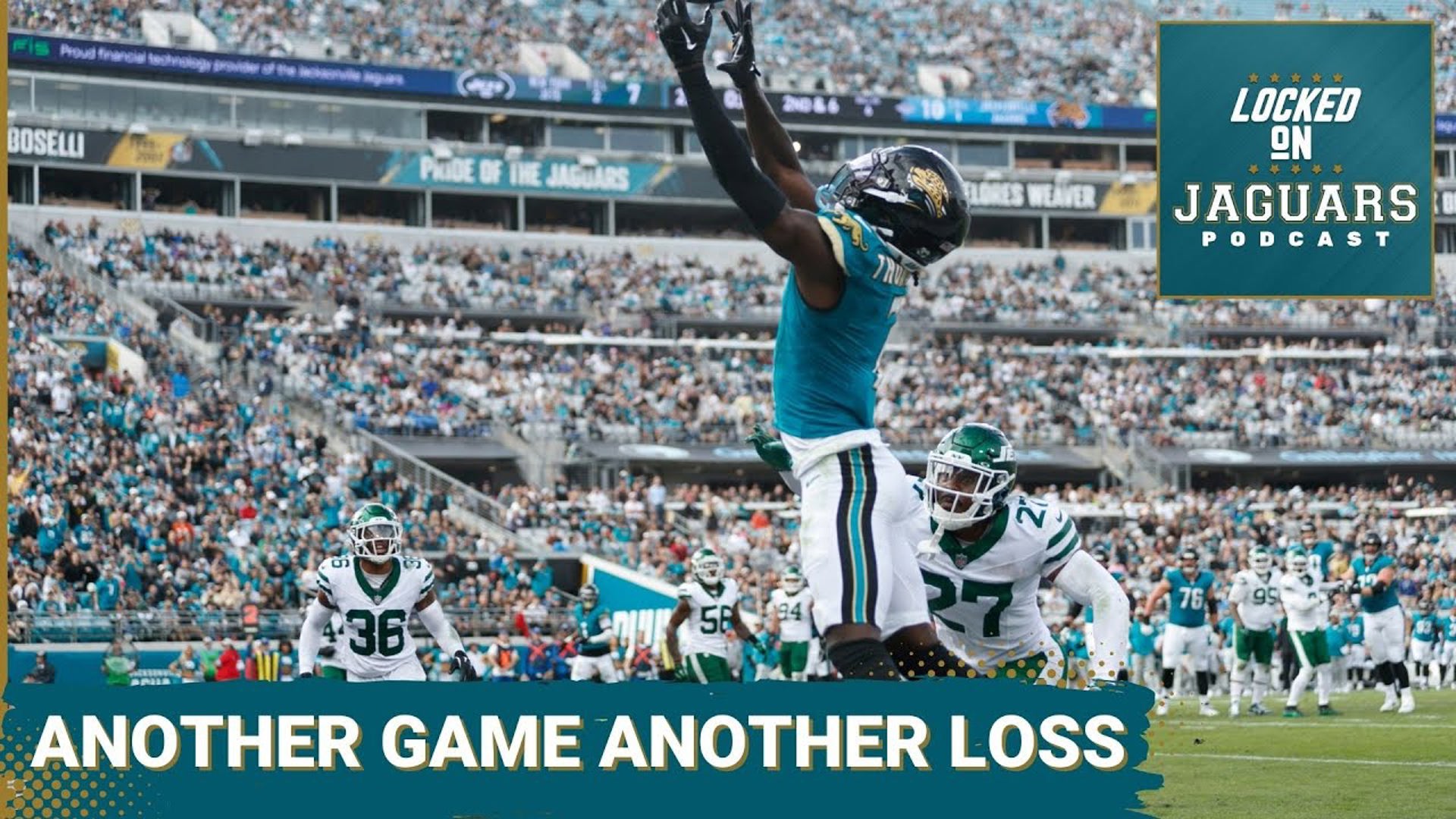 The Jacksonville Jaguars  fall again in a lost season around after a tough 32-25 loss to the New York Jets?