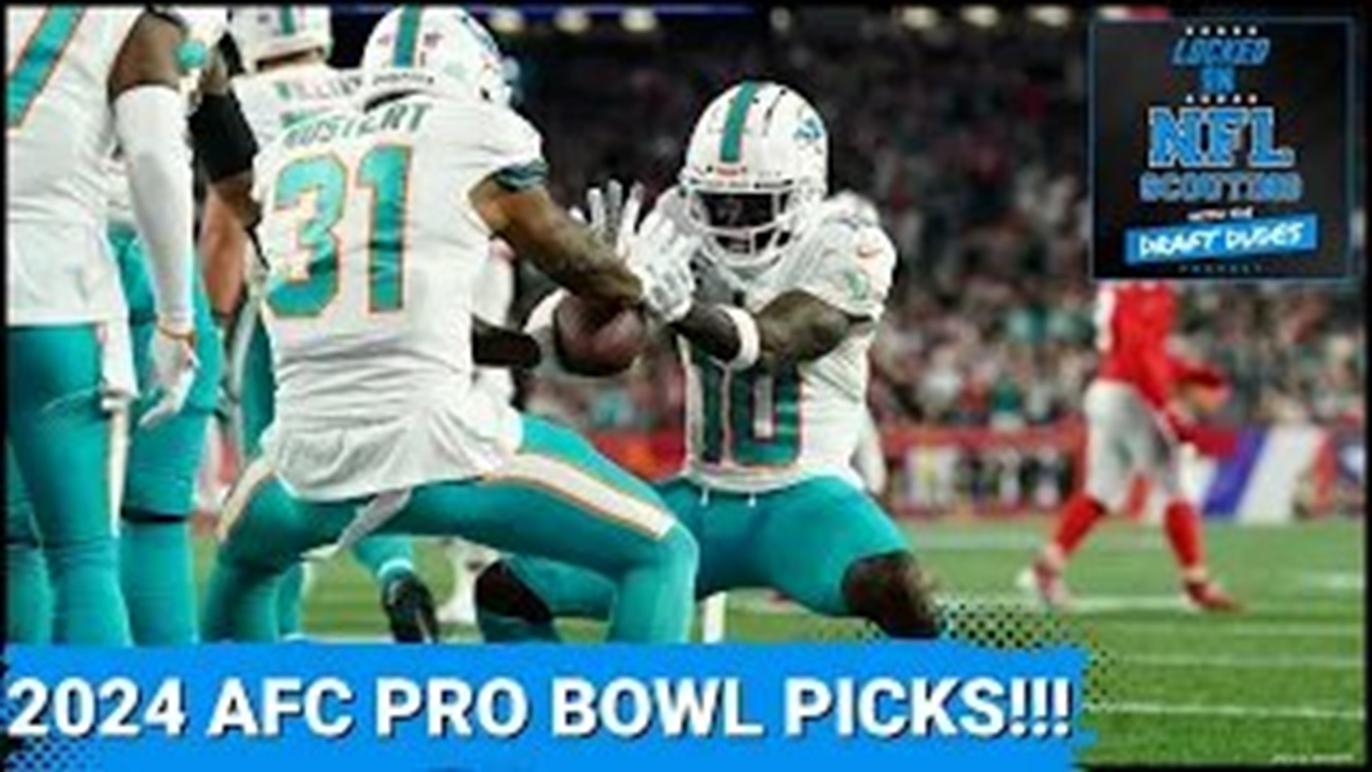 2024 Pro Bowl Ballot Kansas City Chiefs, Baltimore Ravens and Miami