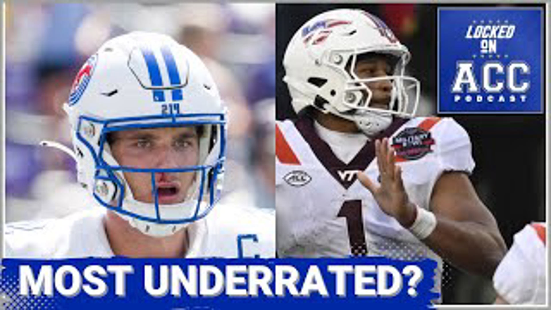 Pro Football Focus considers Virginia Tech and SMU of the ACC to be two of the four most underrated college football teams for the 2024 season.