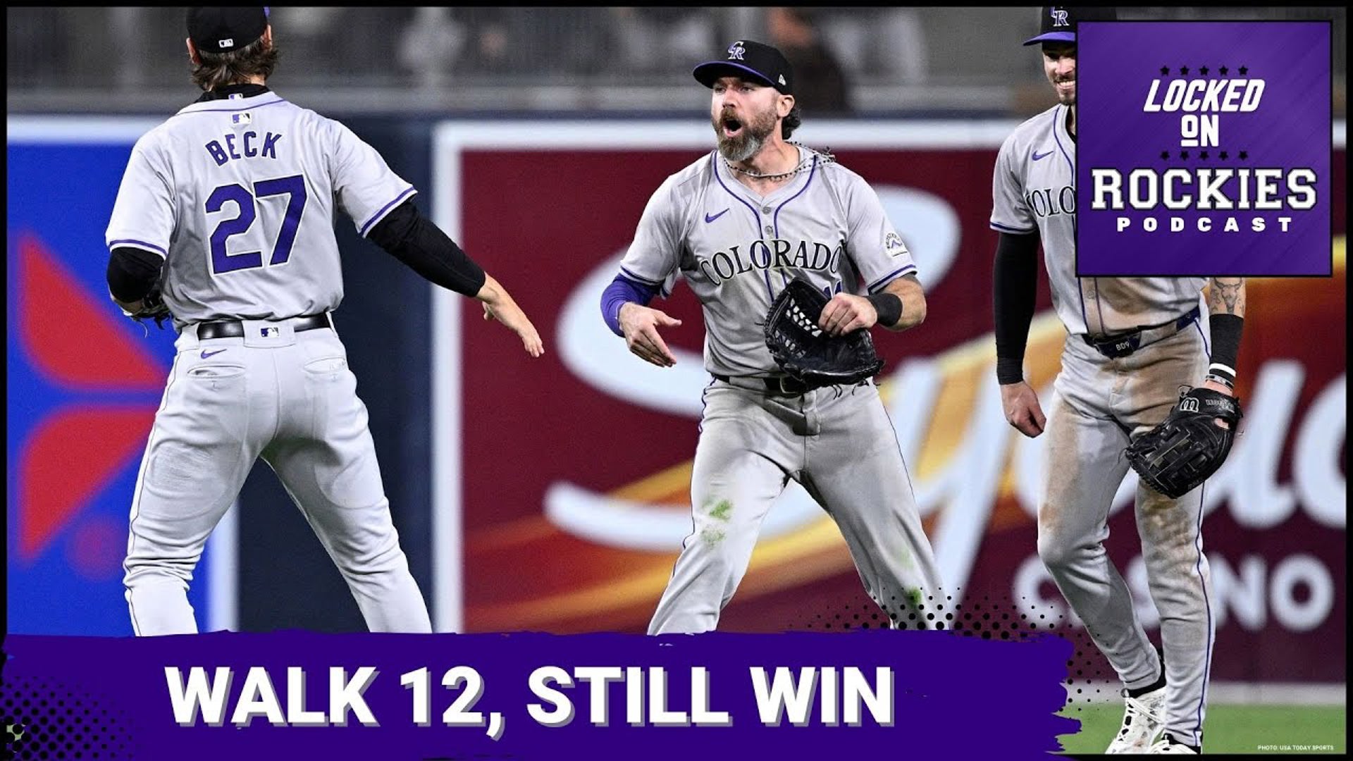 You know things are going good for the Rockies when they still win a game in which they walked 12 batters