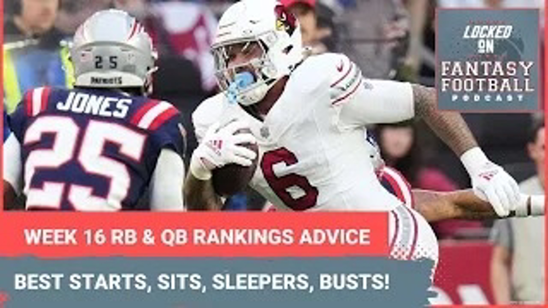 Sporting News.com's Vinnie Iyer and NFL.com's Michelle Magdziuk compare and contrast their fantasy football running back and quarterback rankings for Week 16.