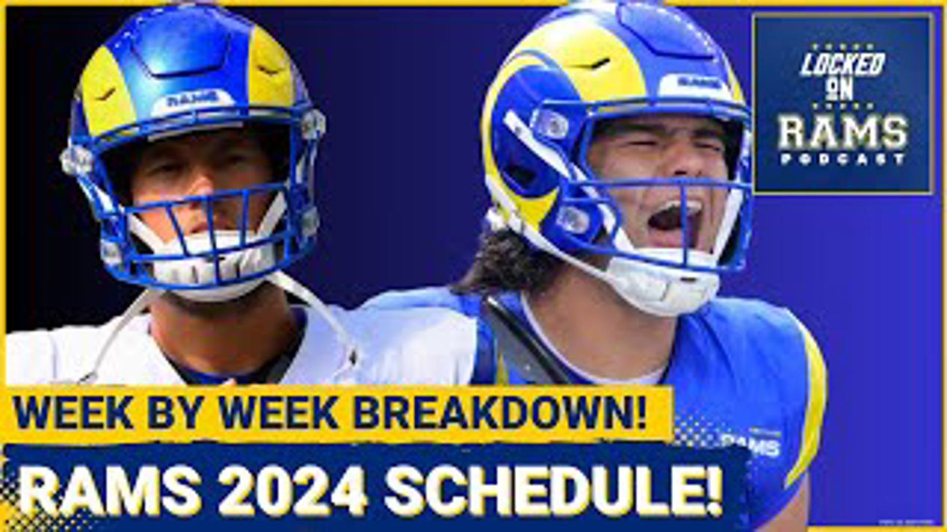 The NFL revealed the Los Angeles Rams' 2024 schedule. D-Mac and Travis react to the schedule that includes five prime-time games!