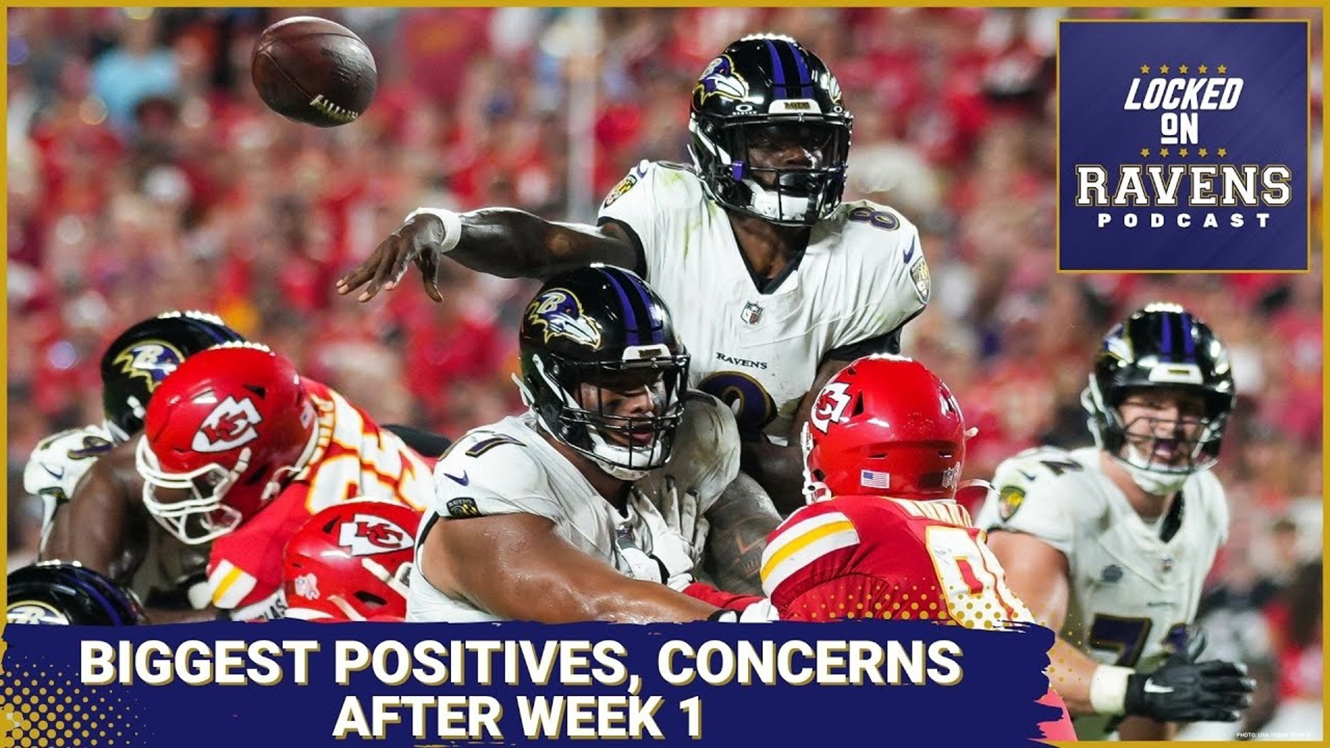 We look at the biggest Baltimore Ravens positives and areas of concern after their Week 1 loss to the Kansas City Chiefs.