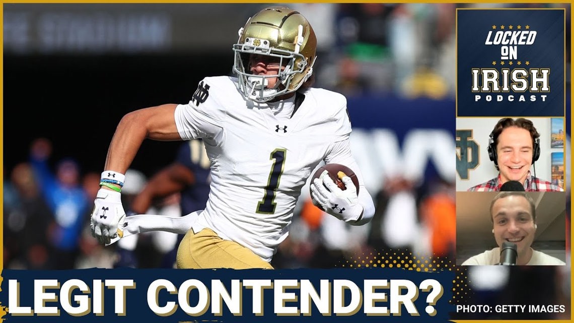 Notre Dame proved they are a LEGIT CONTENDER in win over Navy