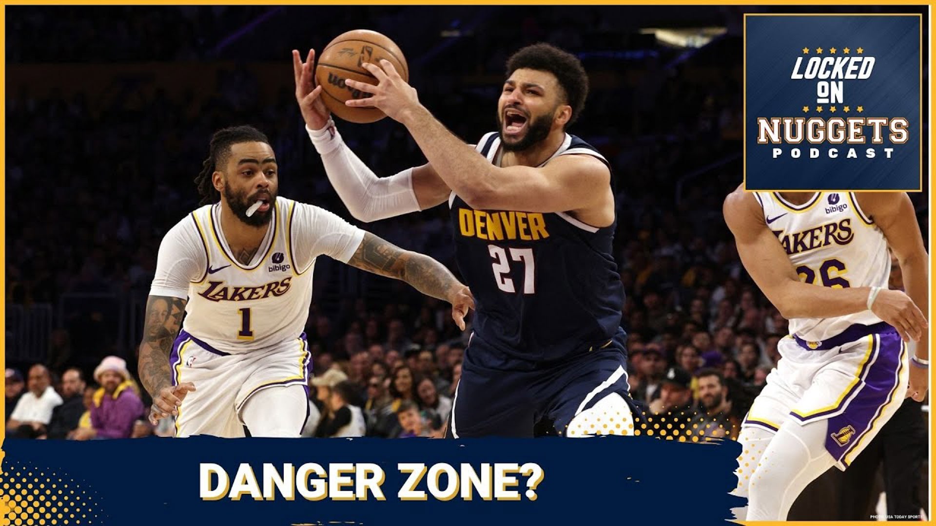The Nuggets lose Game 5. Jamal Murray is questionable. Jokic's defense has been bad. Are... are the Nuggets in trouble?