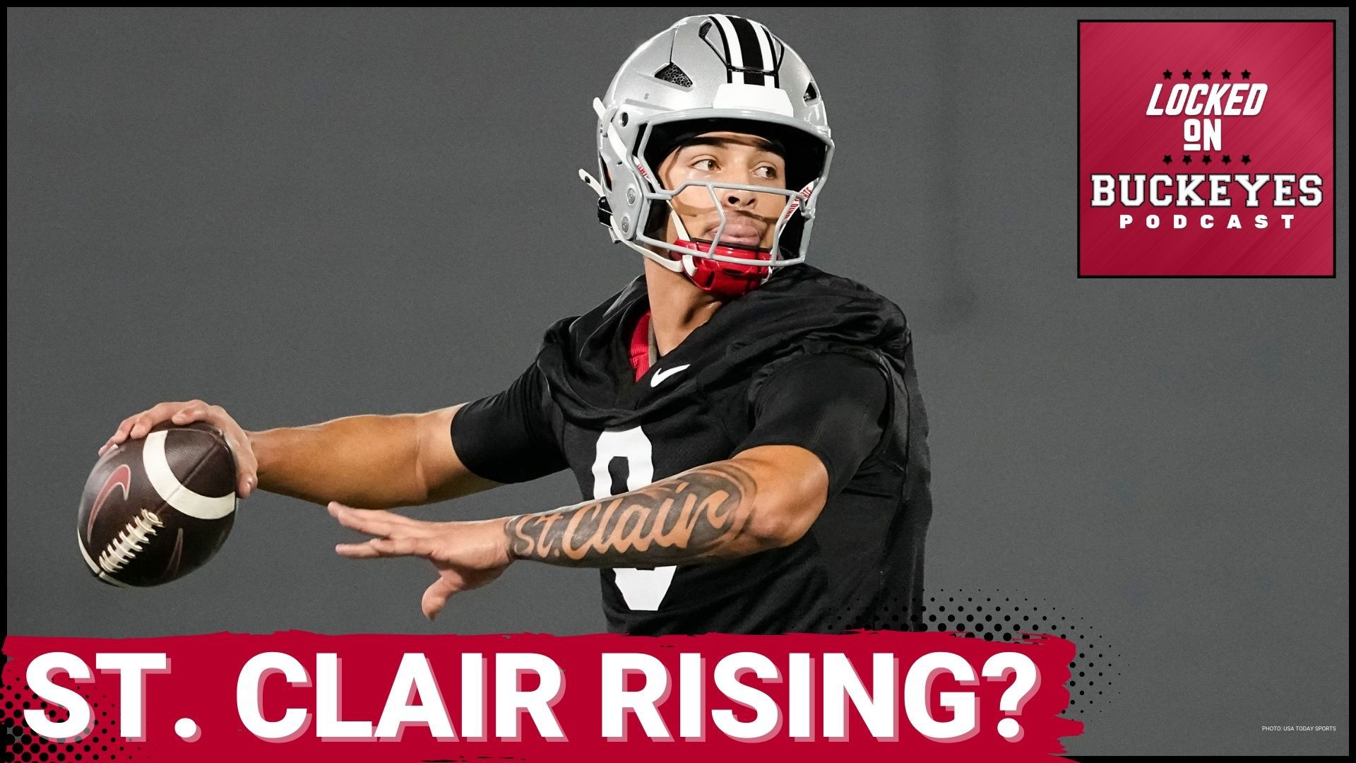 Ohio State's QB competition is intensifying as Tavien St. Clair makes significant strides, challenging the likes of Julian Sayin and Lincoln Kienholz.