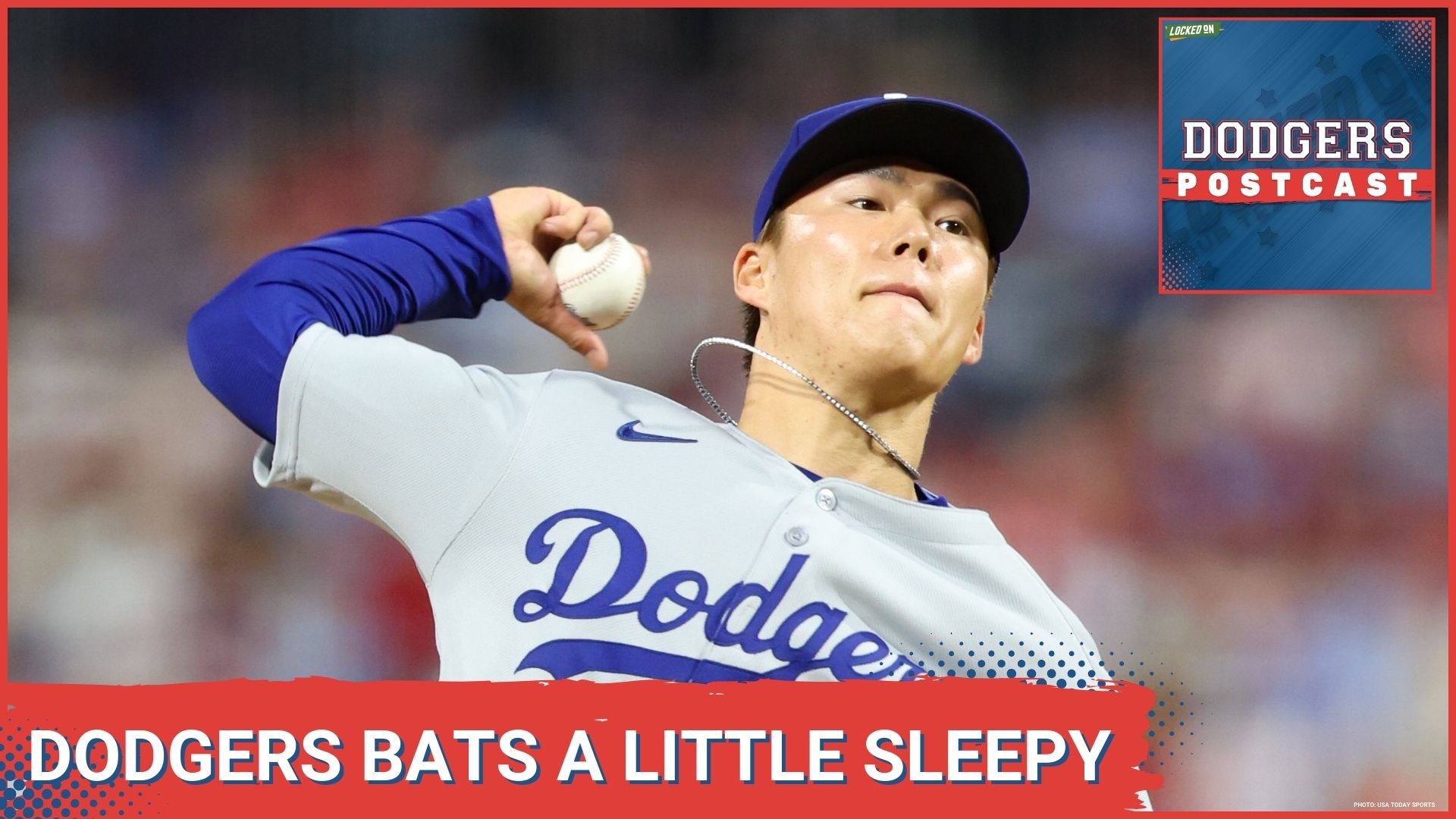 The Dodgers bats were just a little off tonight due in large part to a very good outing from The Phillies starter Jesus Luzardo who truck out 8, allowing 2 hits