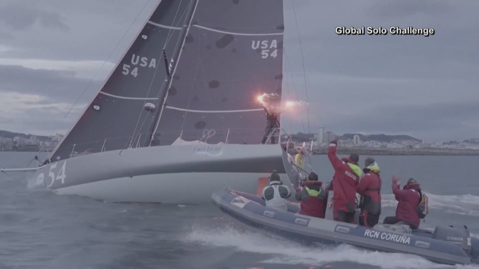 Cole Brauer made history after sailing solo in a race around the world, nonstop and unassisted. Her family lives in Boothbay Harbor.