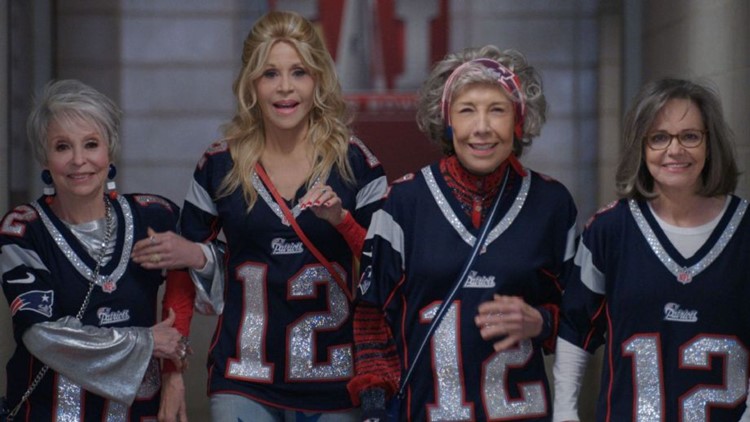 Oscar-winning actresses star as Tom Brady superfans in upcoming '80 for Brady' movie