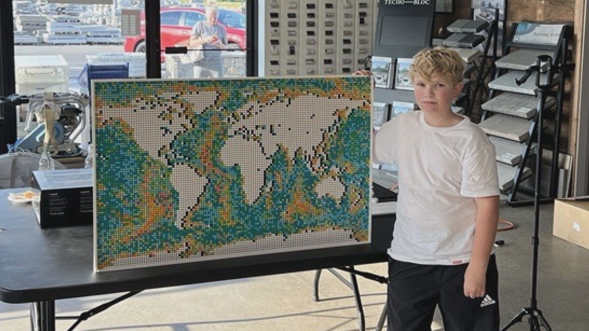 Guinness Map Maine teen breaks LEGOS Guinness World record | wltx.com
