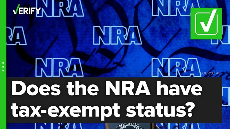 Fact-checking if the NRA does have tax-exempt status