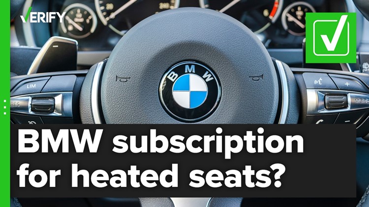 BMW is selling a monthly subscription service for heated seats