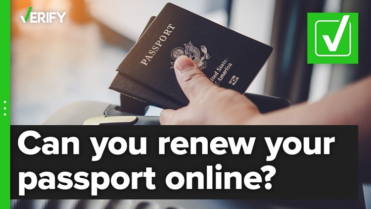 Yes, you can now renew your passport online