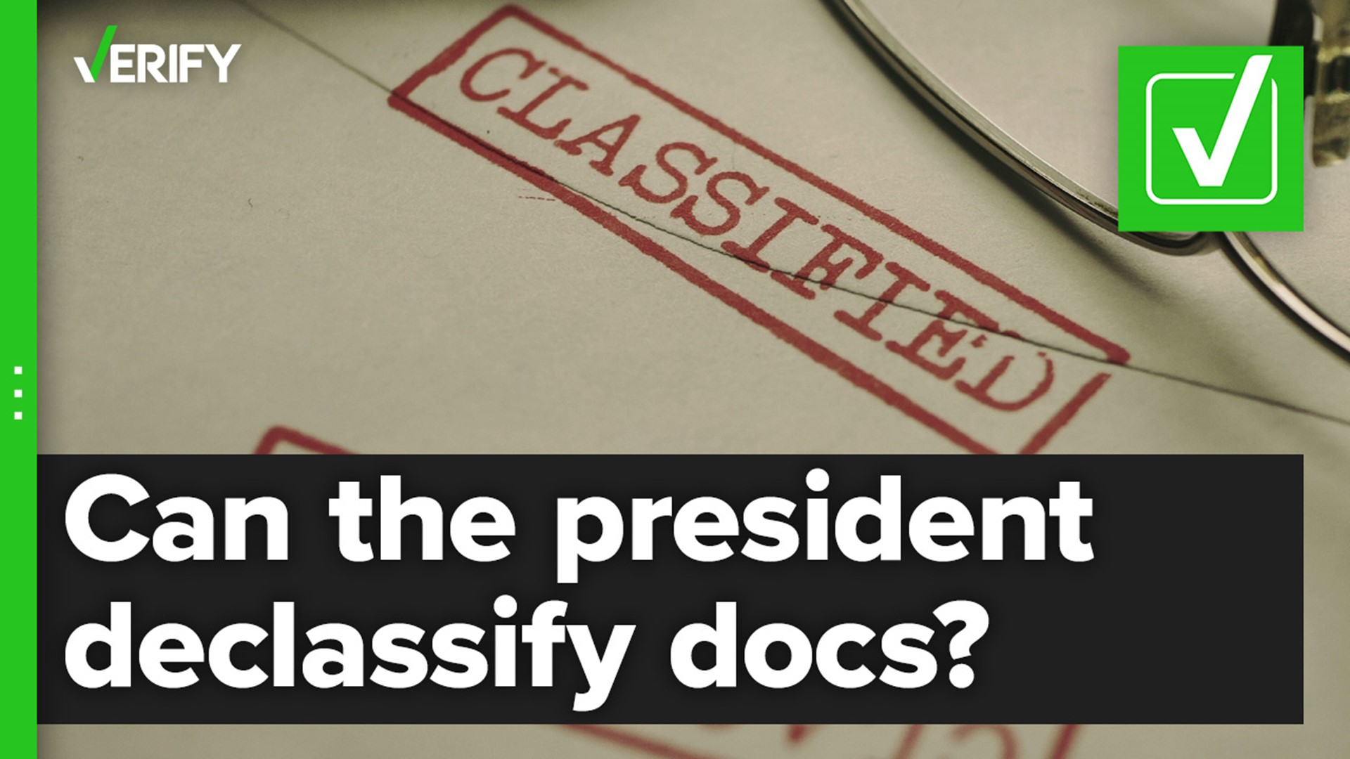 Former President Trump claimed documents found at Mar-a-Lago were “all declassified.” We explain why sitting presidents can declassify documents and how it works.