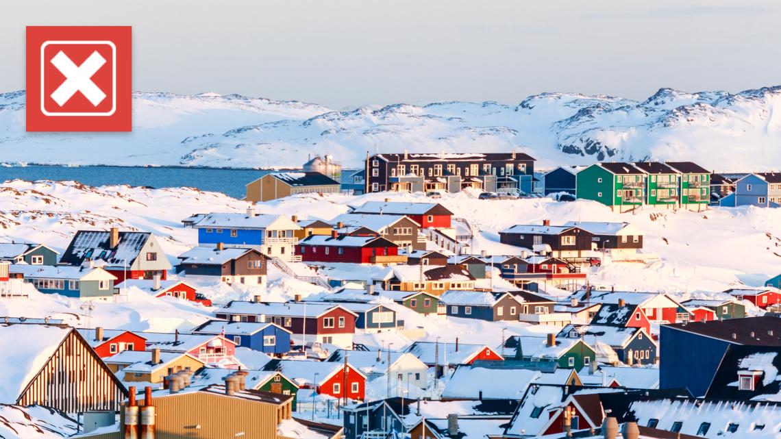 No, Greenland isn’t for sale