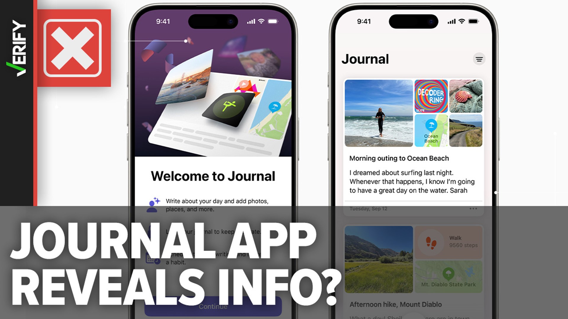 A new iPhone feature can suggest journaling topics based on nearby people who are in your contact list. It does not share your name or location with those people.