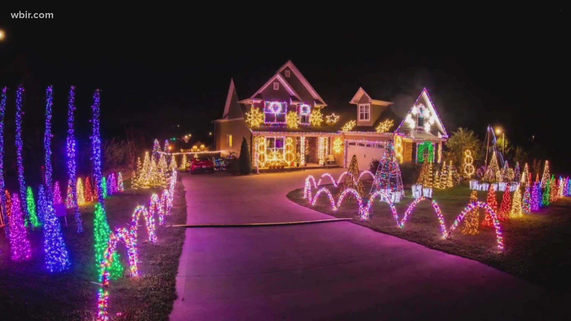 Ready or not, Christmas is coming! One Maryville family puts up a large Christmas lights display every holiday season in their front yard.