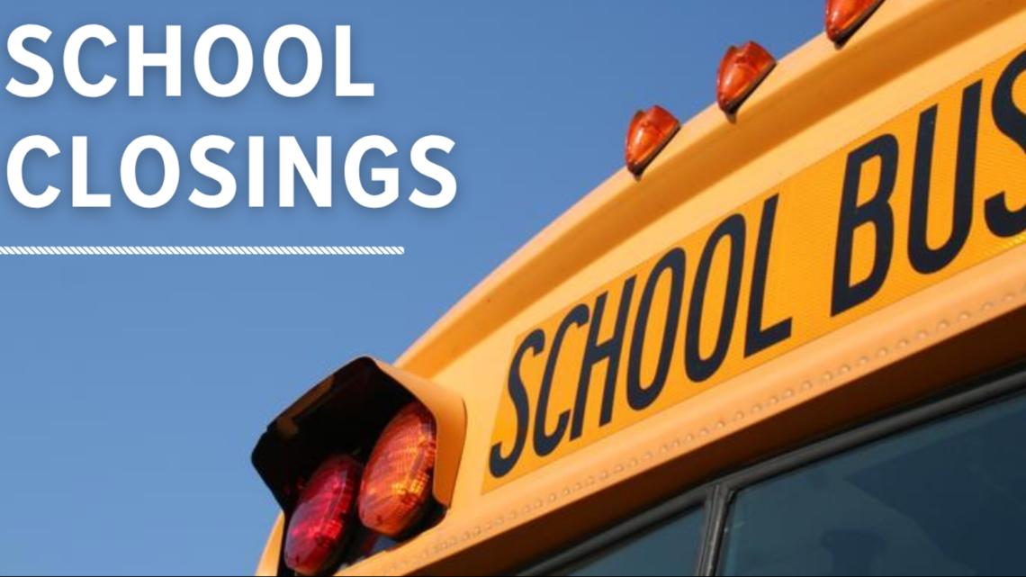 South Carolina school closures and schedule changes