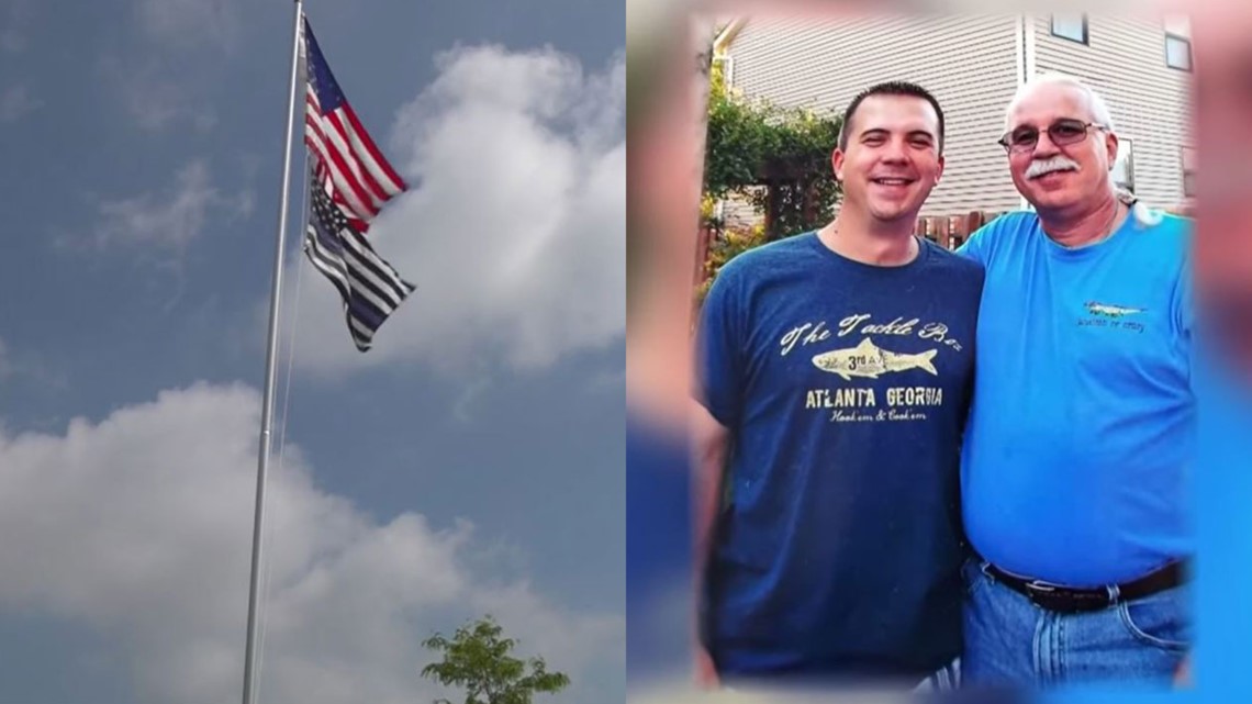 Father of fallen police chief told to remove Thin Blue Line flag - Vimarsana News