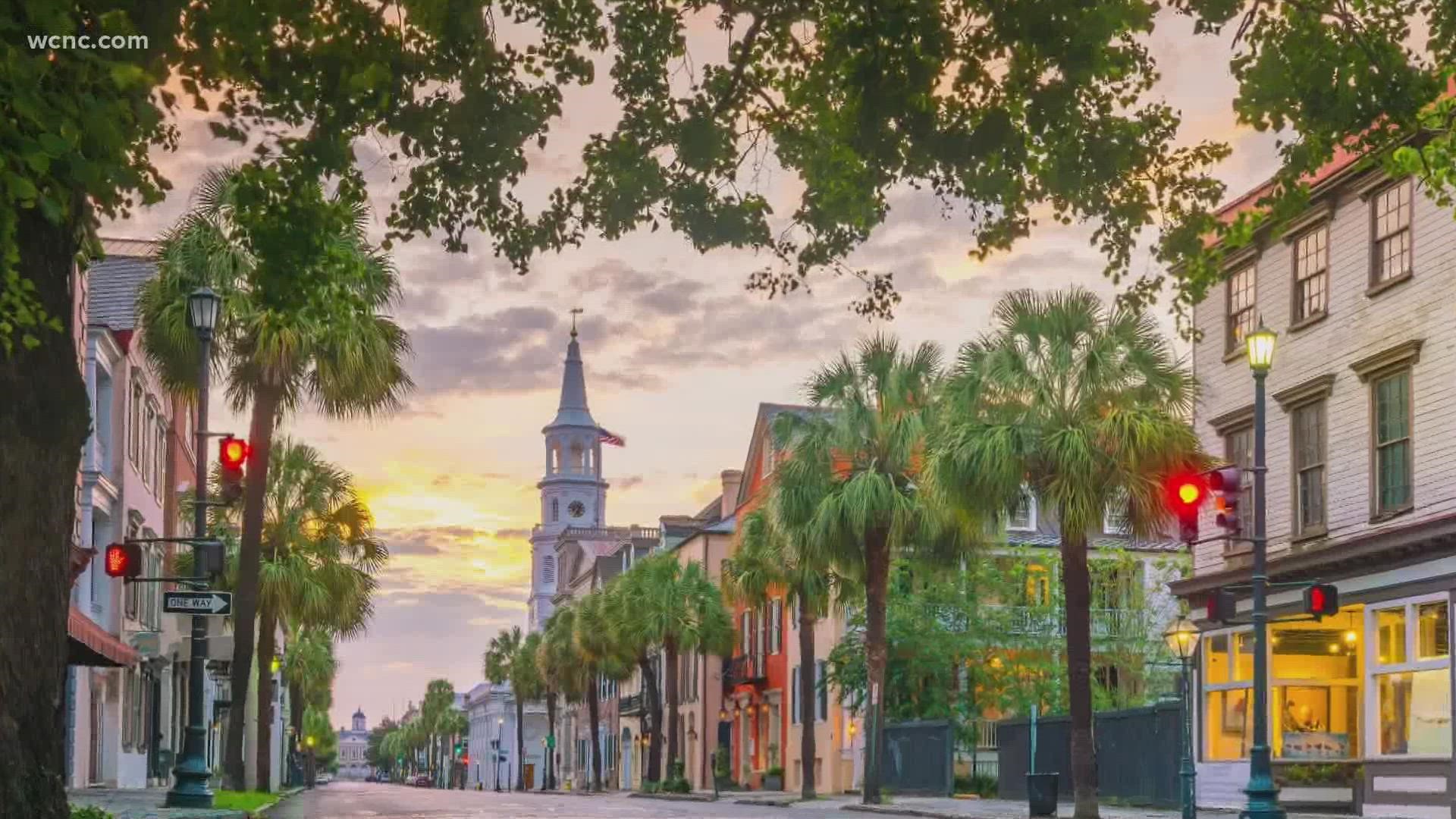 The annual Conde Nast list ranked Charleston number two, noting its southern charm, culture, history and delicious food.